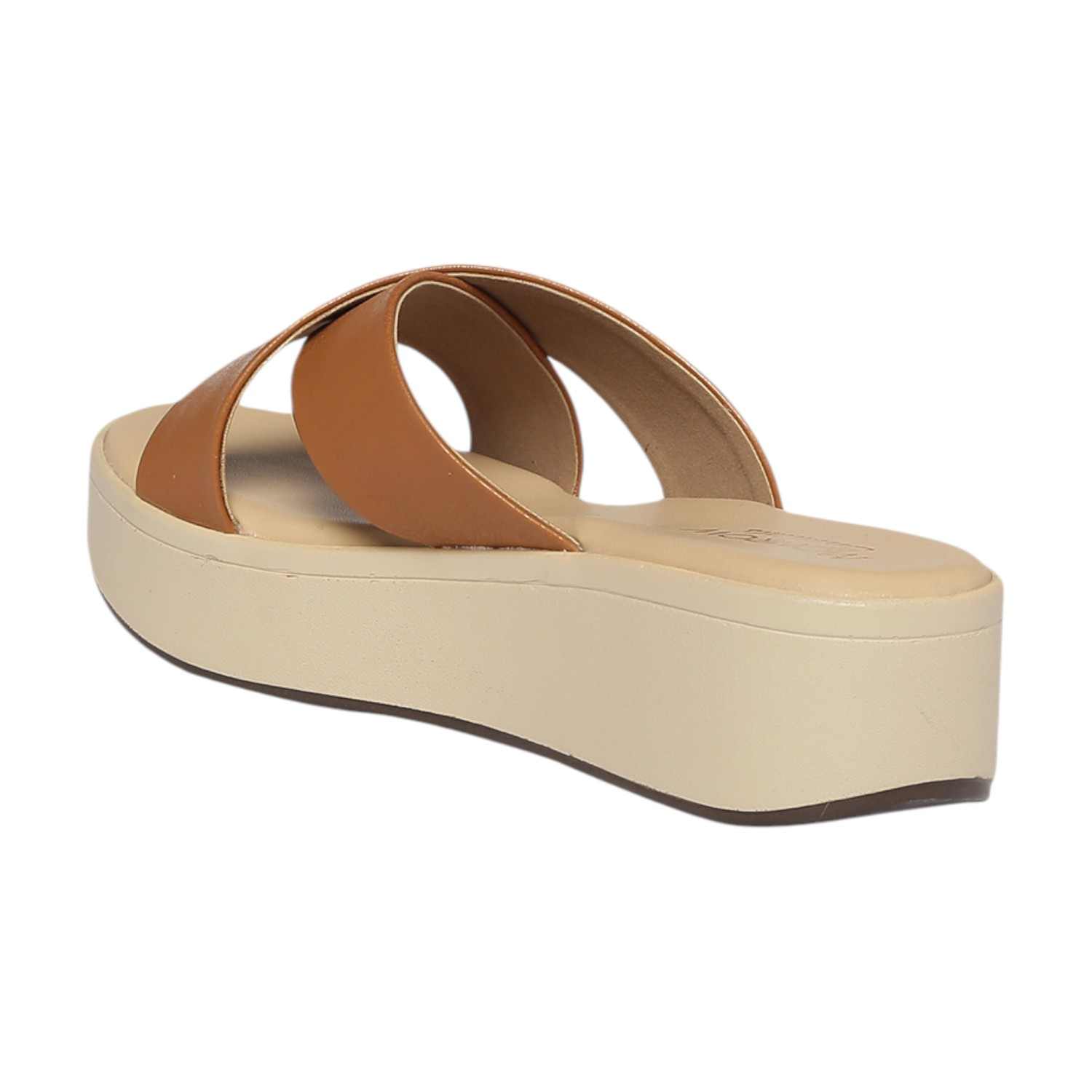 Monrow | Monrow Noel Brown Wedge Heels|2