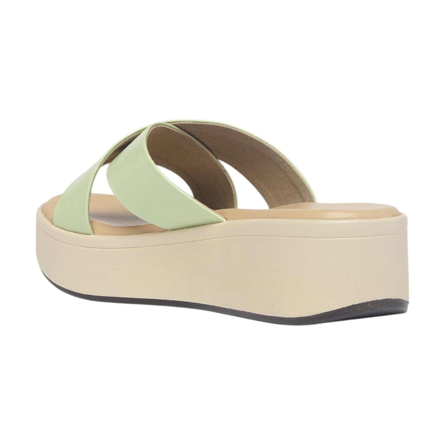 Monrow Noel Green Wedge Heels