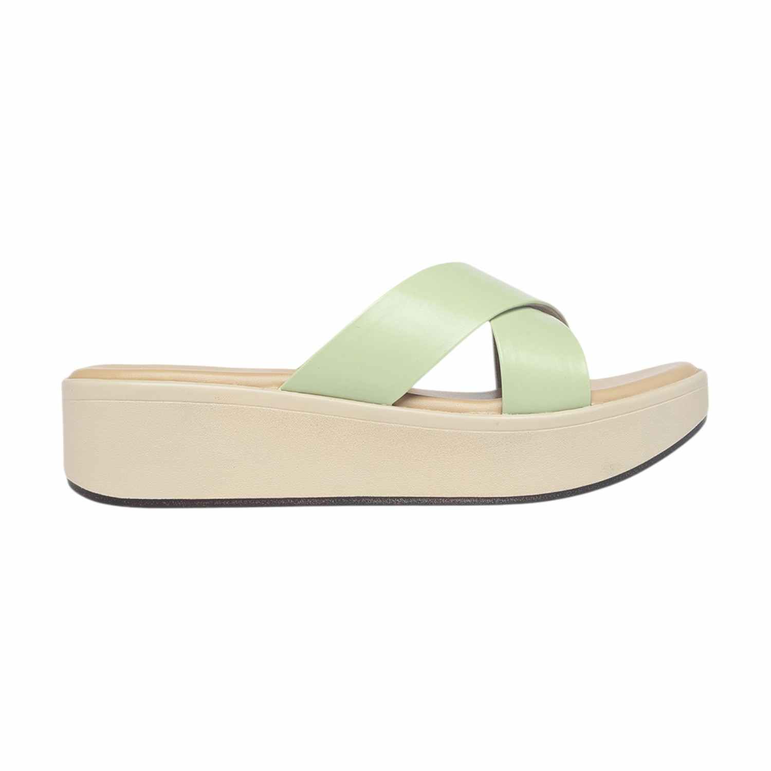 Monrow Noel Green Wedge Heels