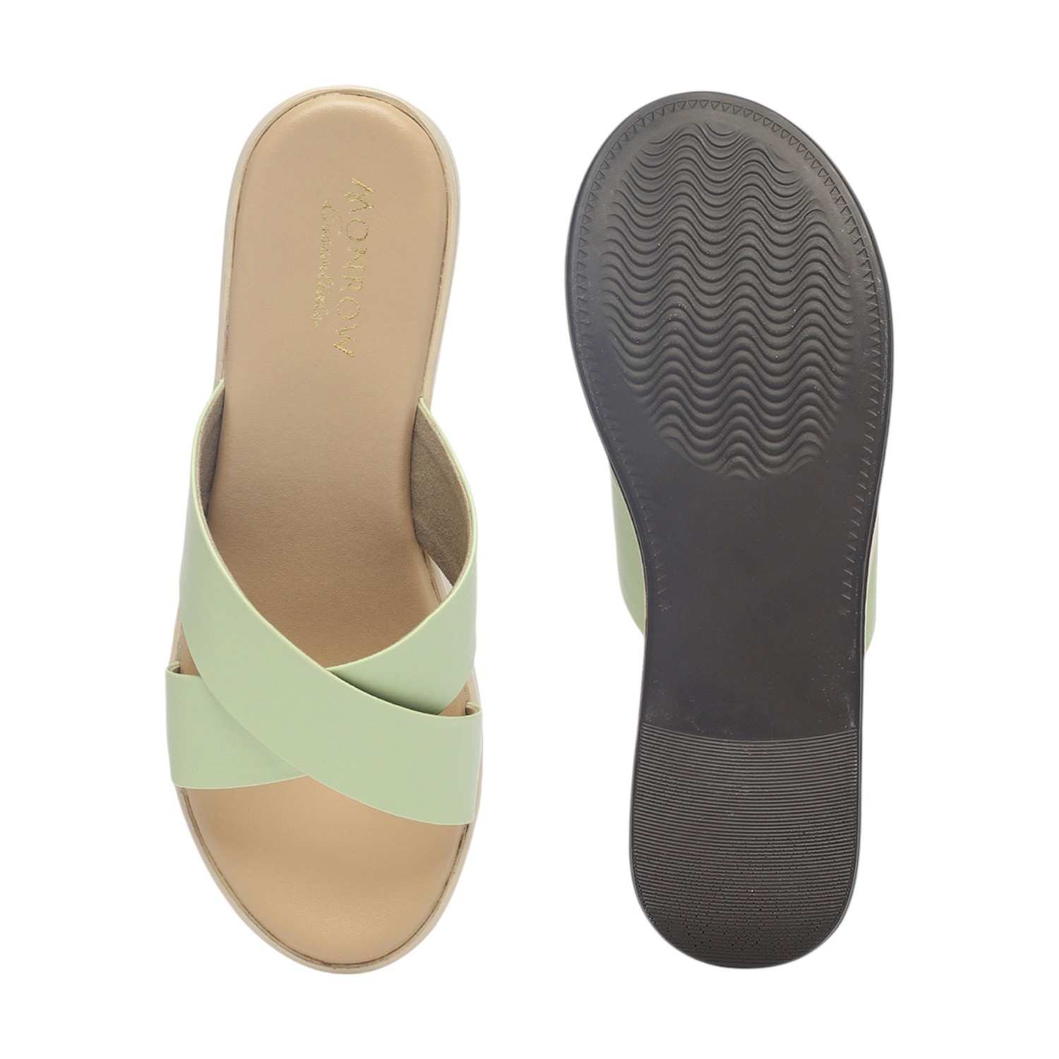 Monrow Noel Green Wedge Heels