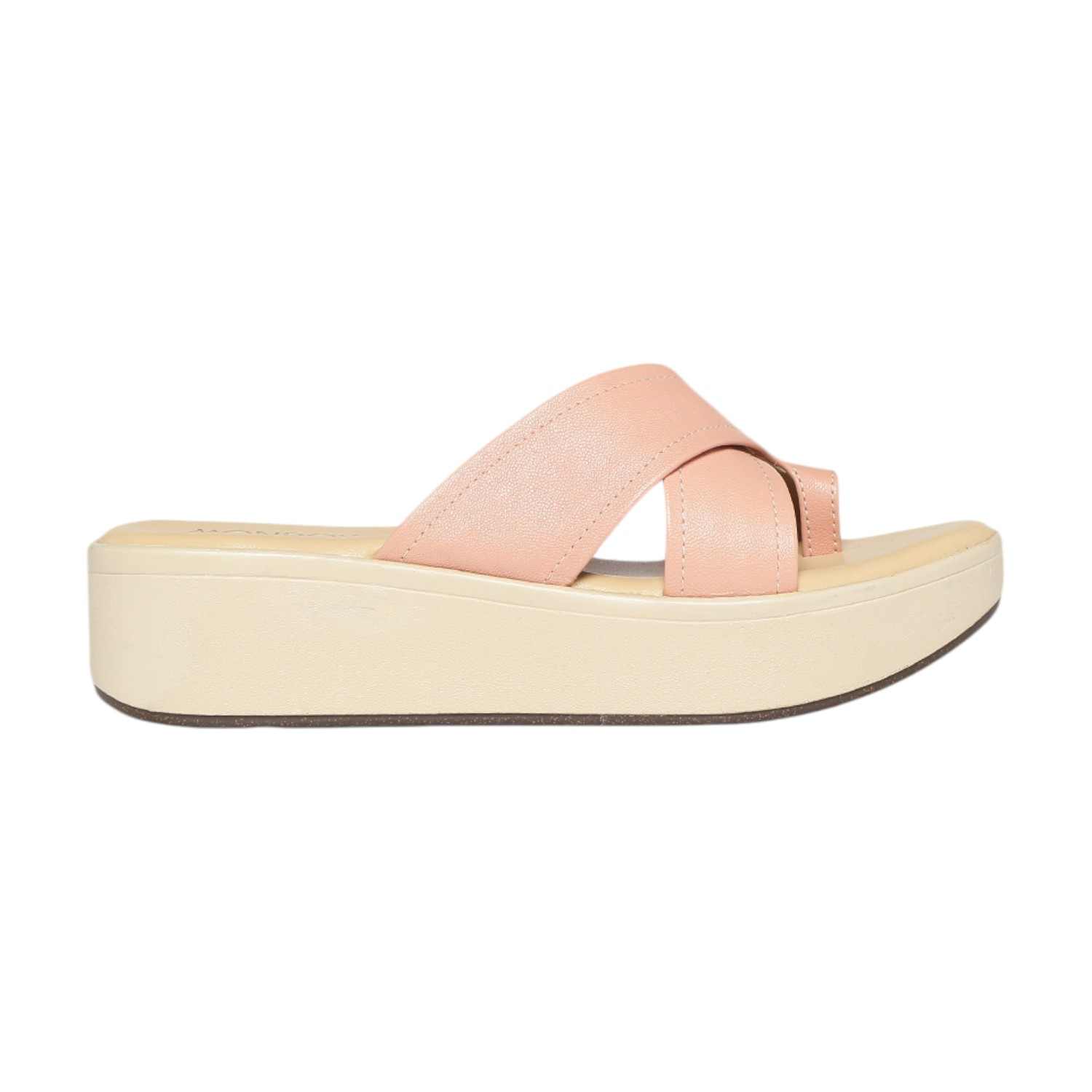 Monrow Theresa Pink Wedge Heels