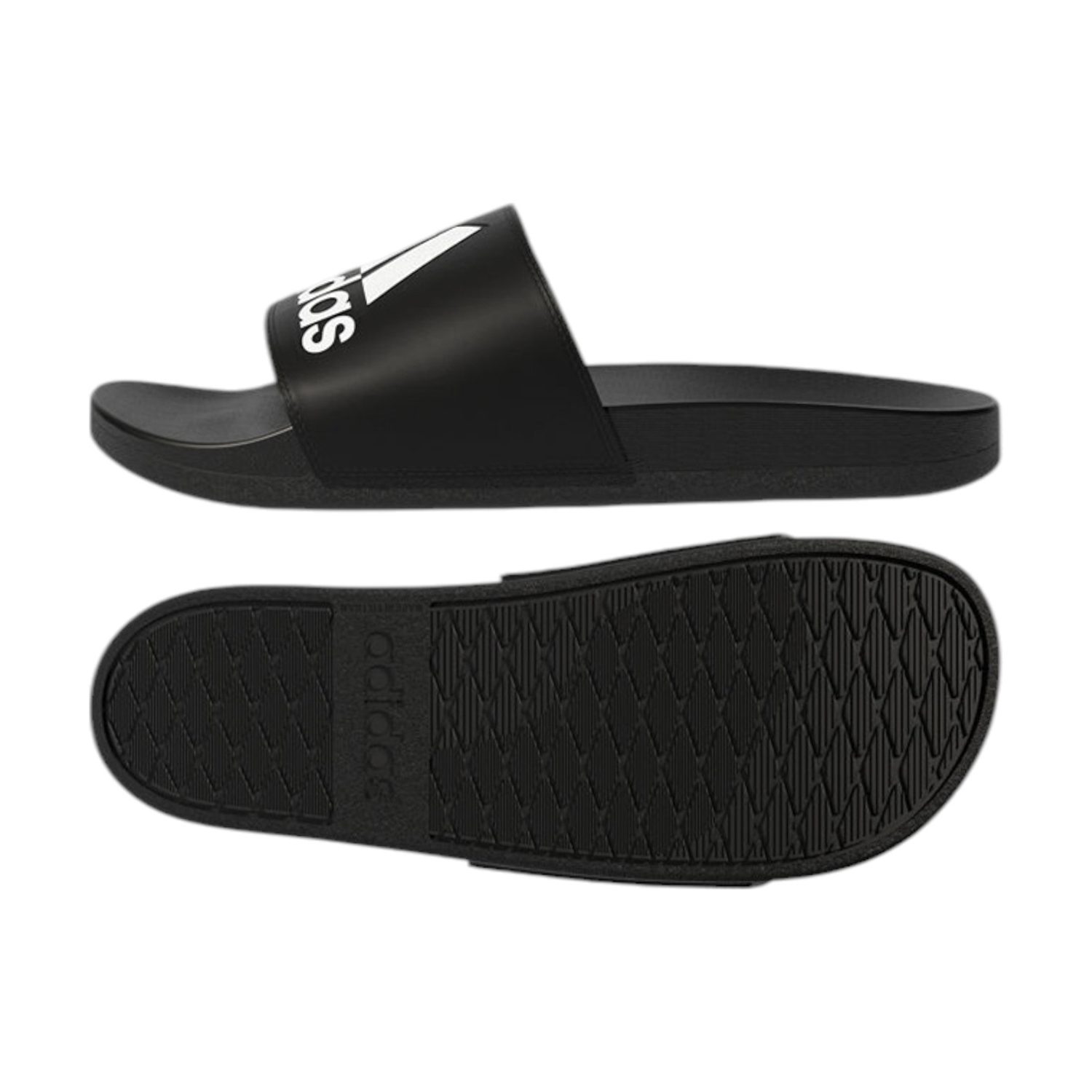 Men Adilette Comfort Slides-Flip Black