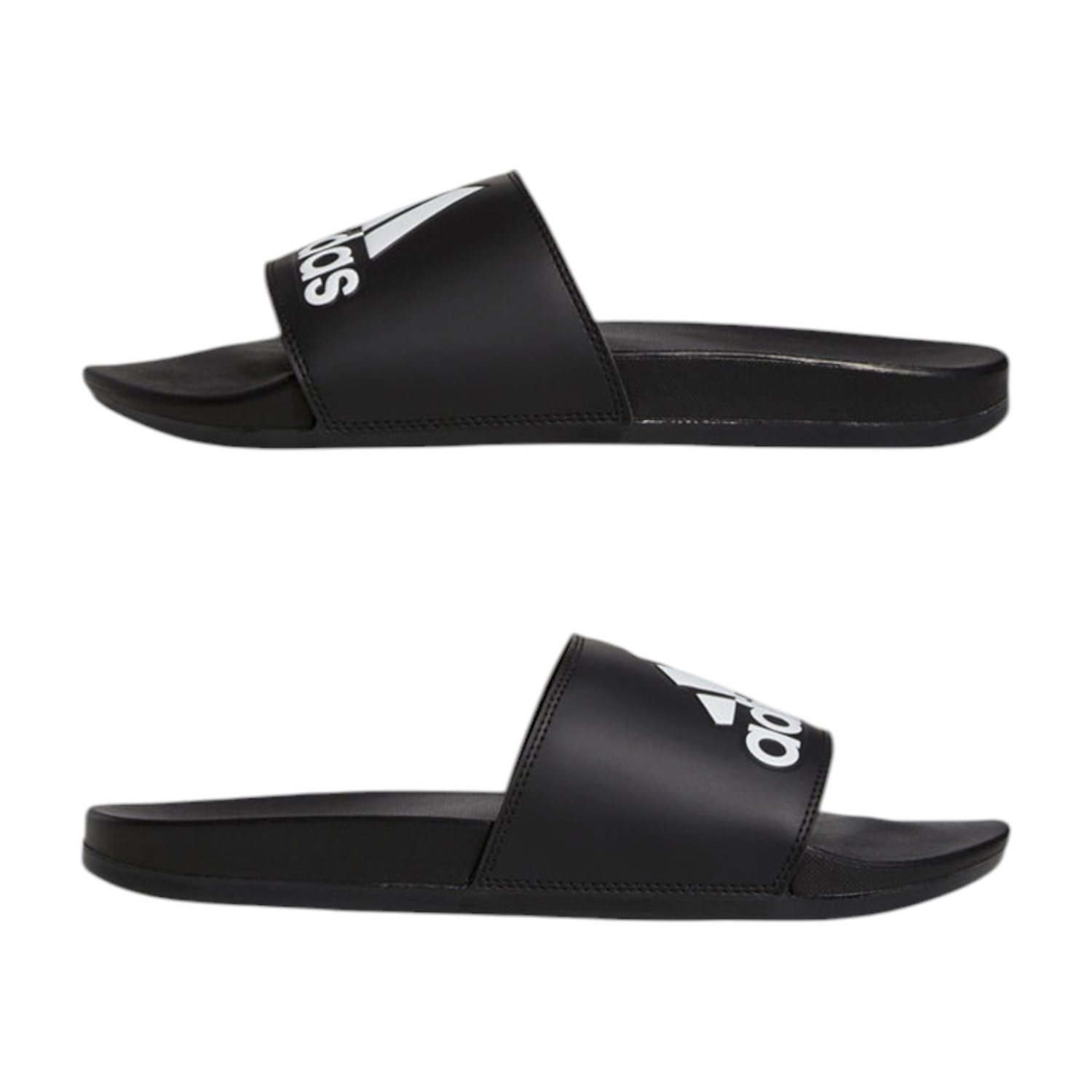 Men Adilette Comfort Slides-Flip Black