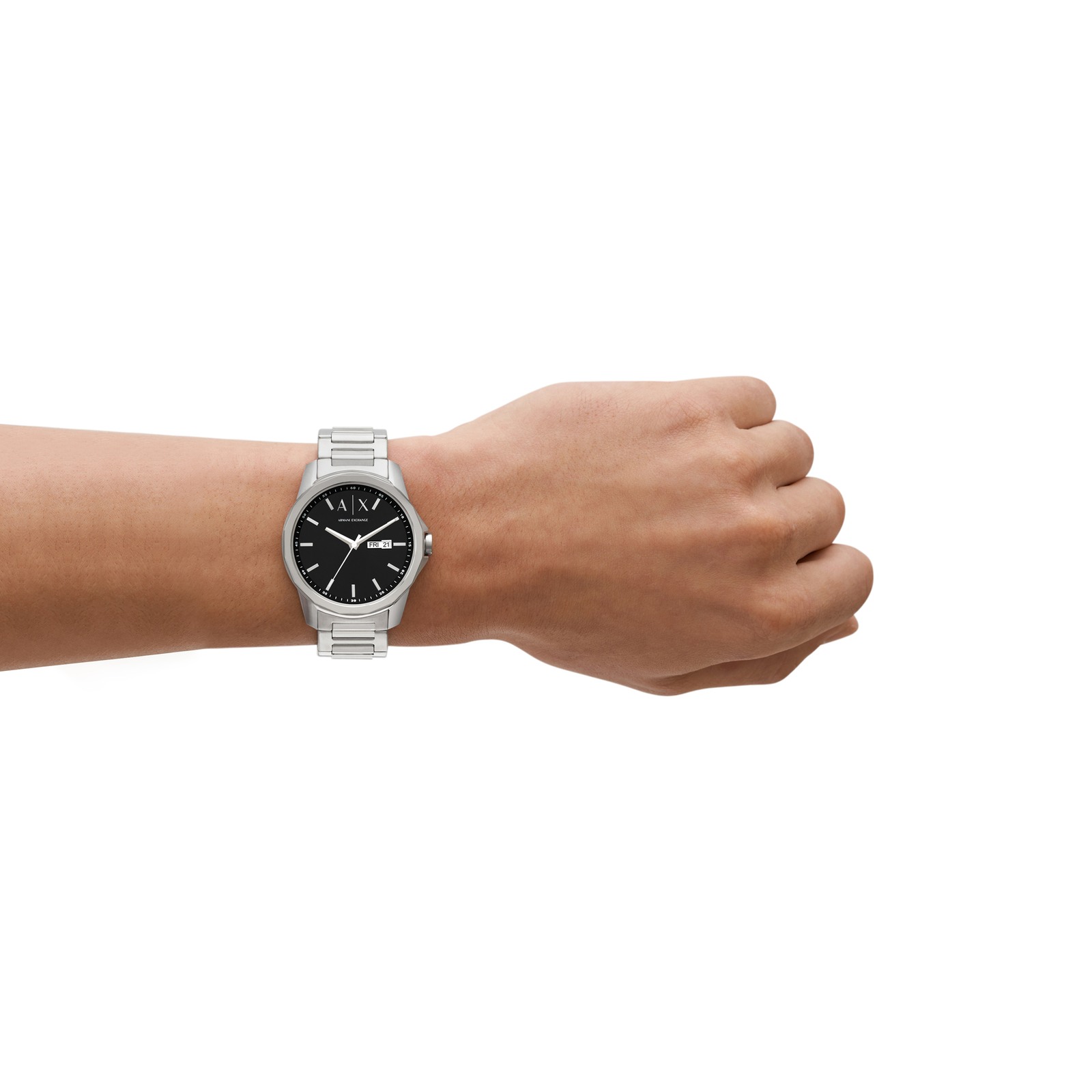 Armani exchange men's stainless steel watch store