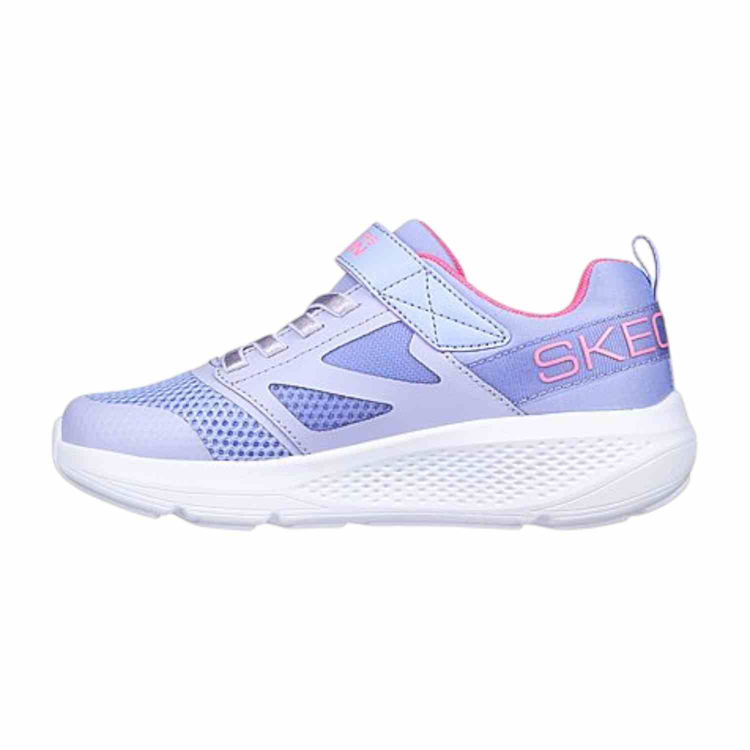 Lavender-Hot-Pink Girls Go Run Elevate-Up Step Running Shoes