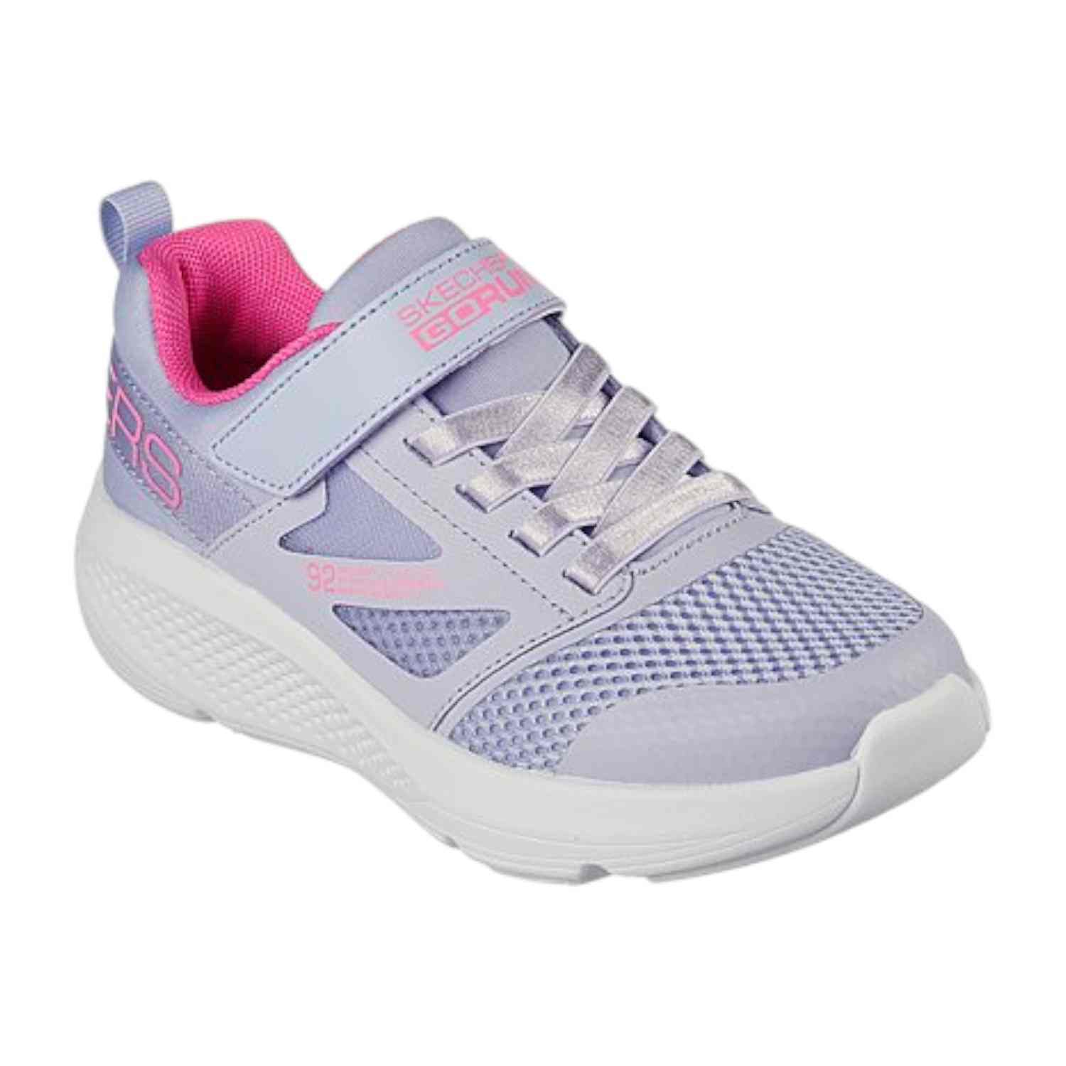 Lavender-Hot-Pink Girls Go Run Elevate-Up Step Running Shoes