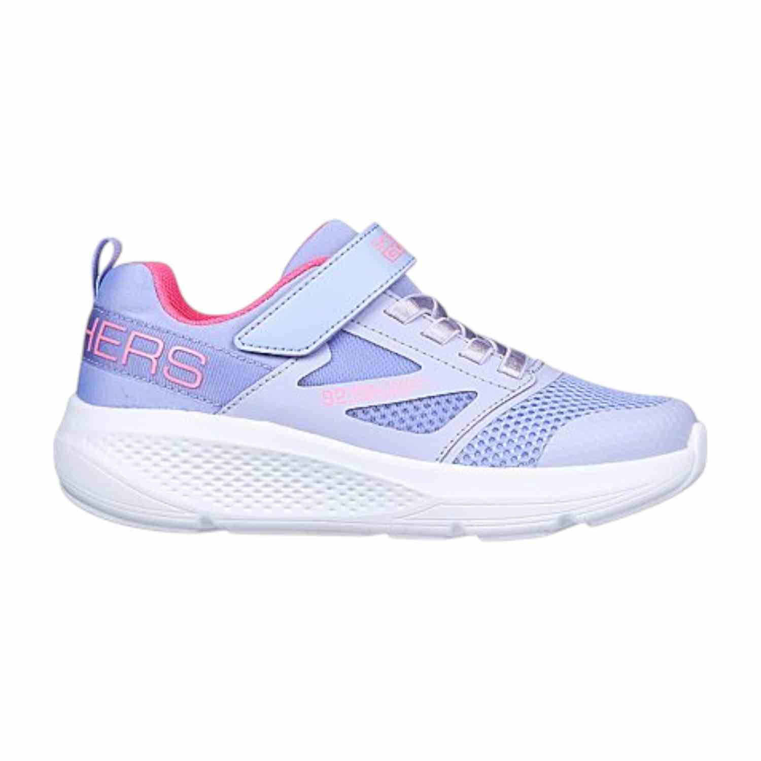 Lavender-Hot-Pink Girls Go Run Elevate-Up Step Running Shoes