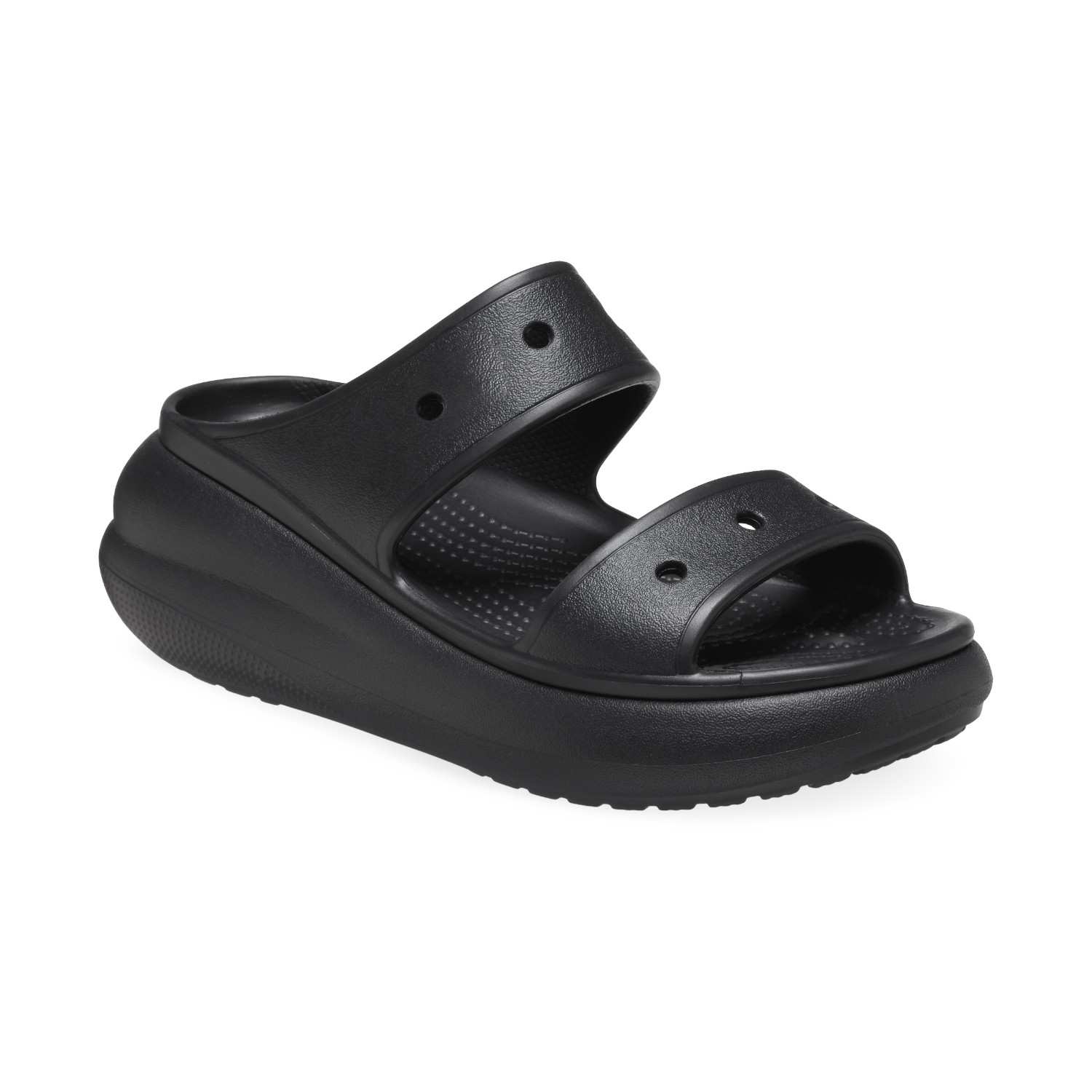 Crush Black Unisex Sandal