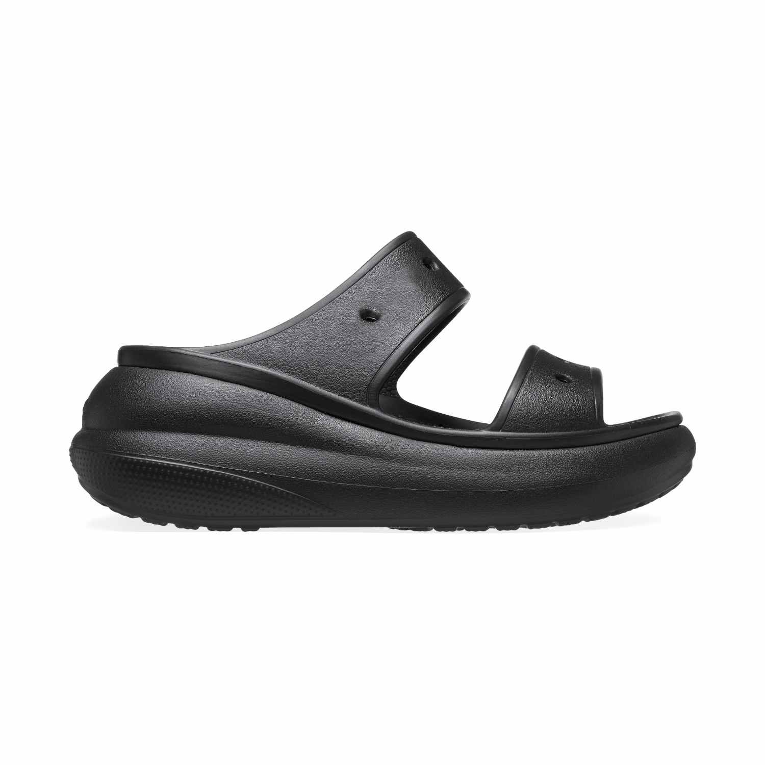 Crush Black Unisex Sandal