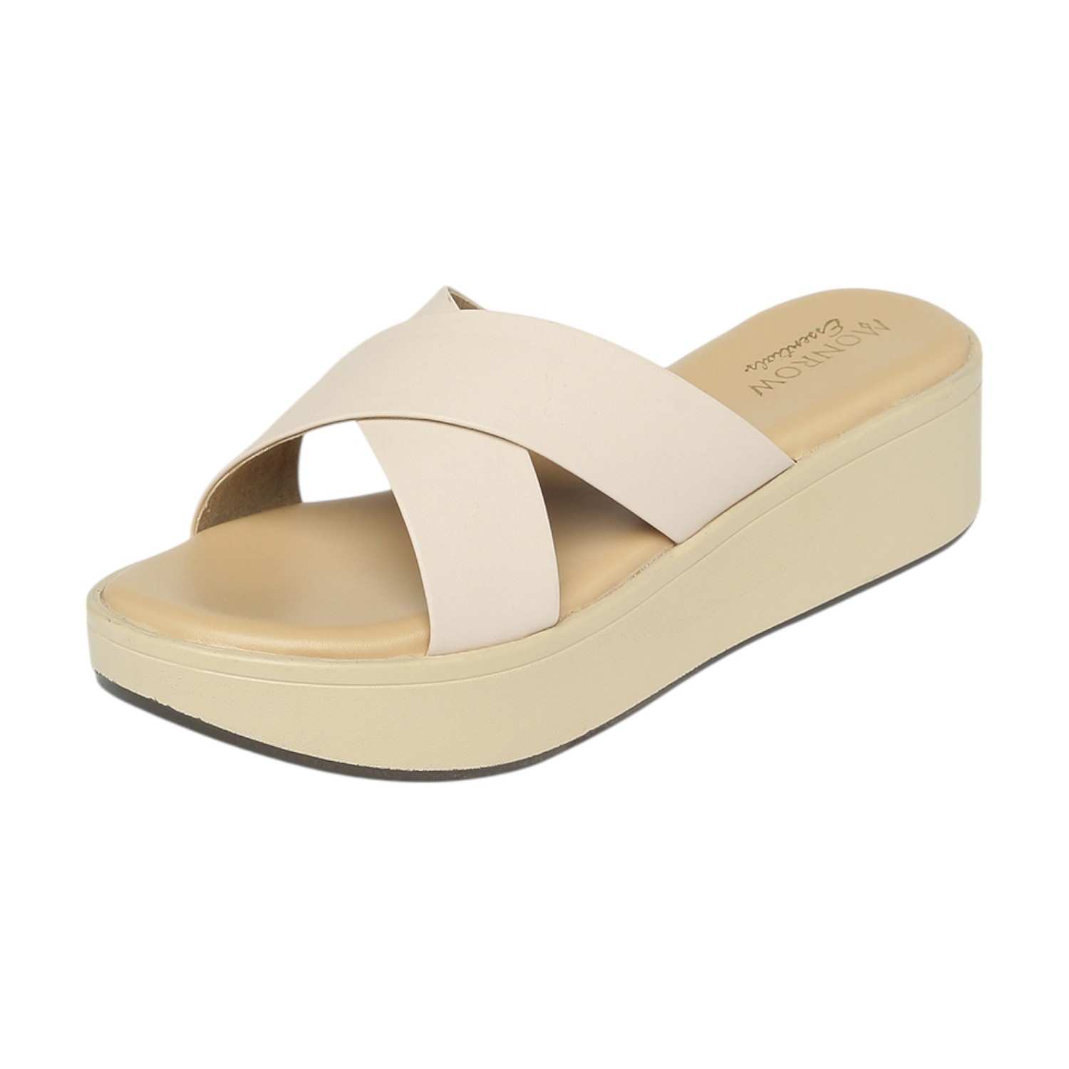 Monrow Siya Cream Wedge