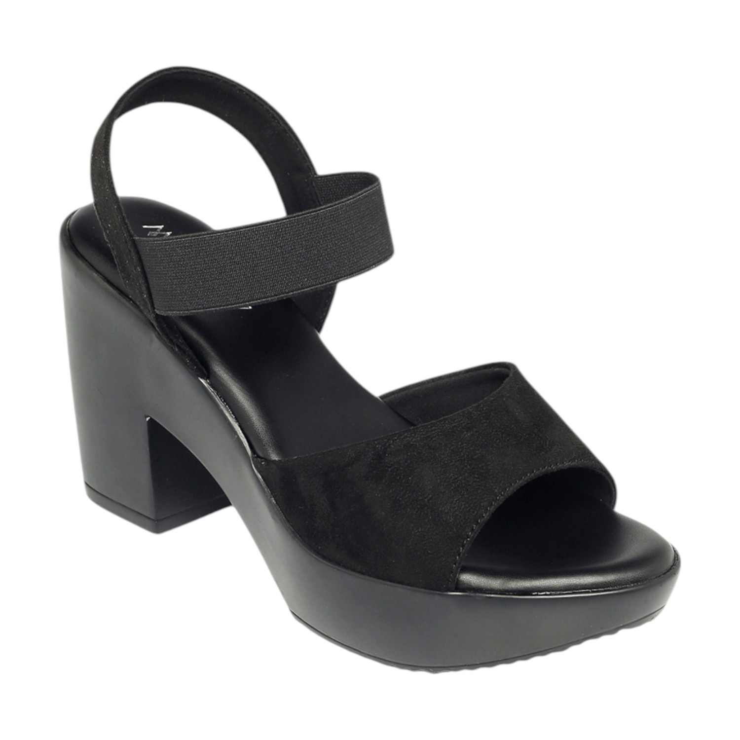 Monrow Dhriti Black Platform Heels
