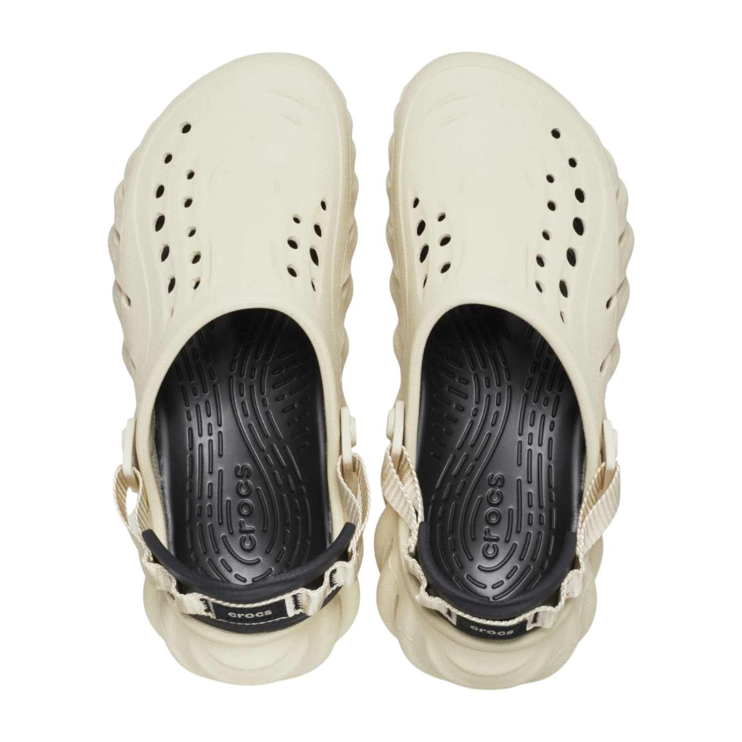 Echo Bone-Black Unisex Clog