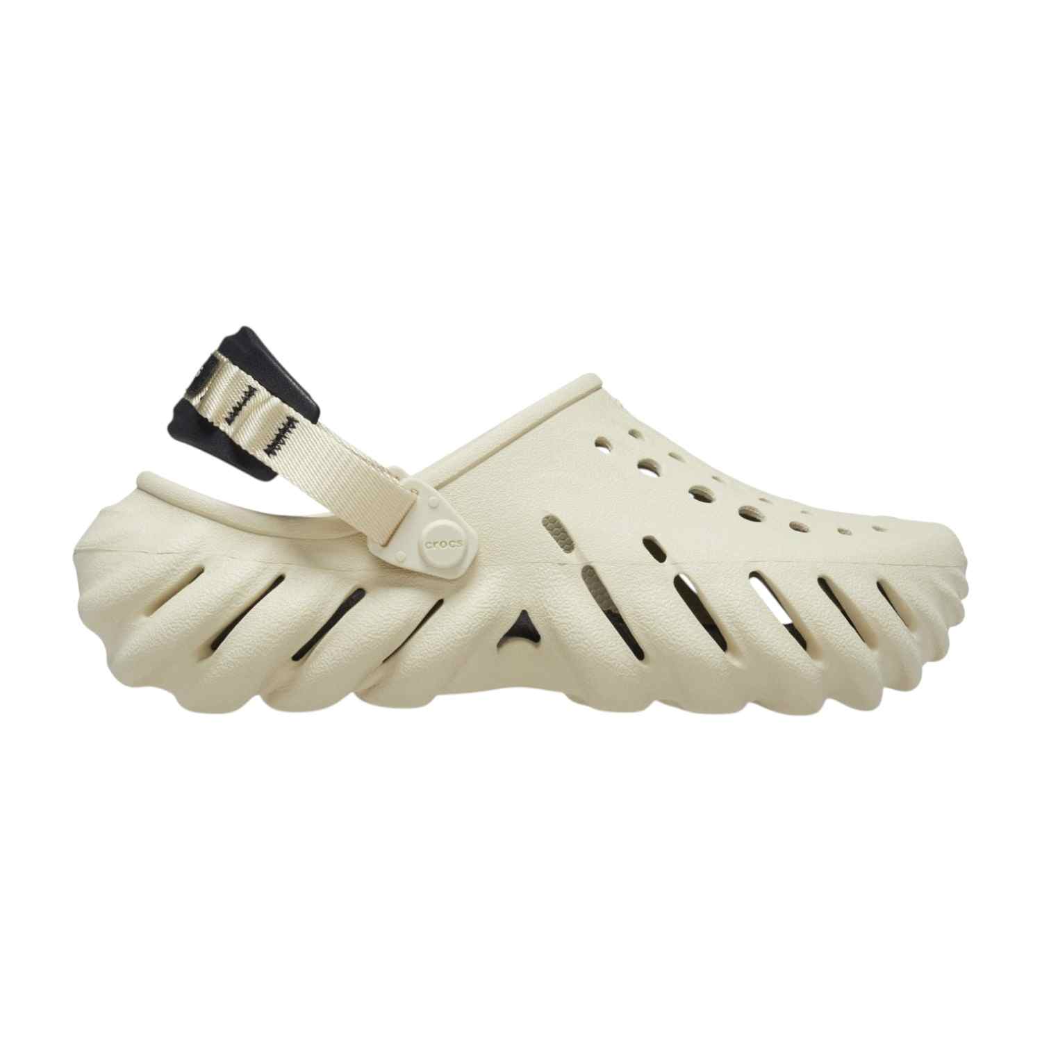 Echo Bone-Black Unisex Clog