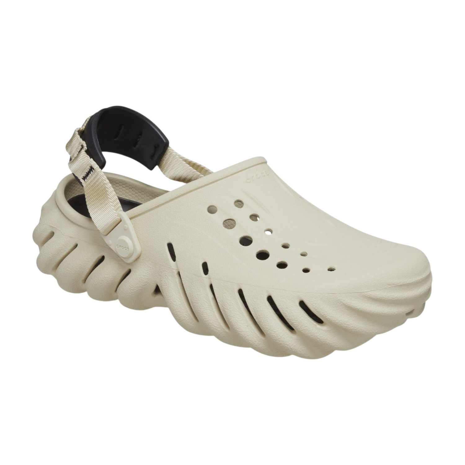 Echo Bone-Black Unisex Clog