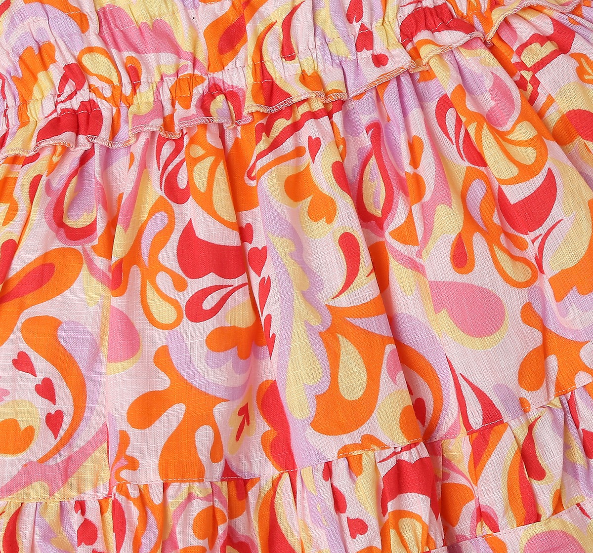 Printed Tier Dress