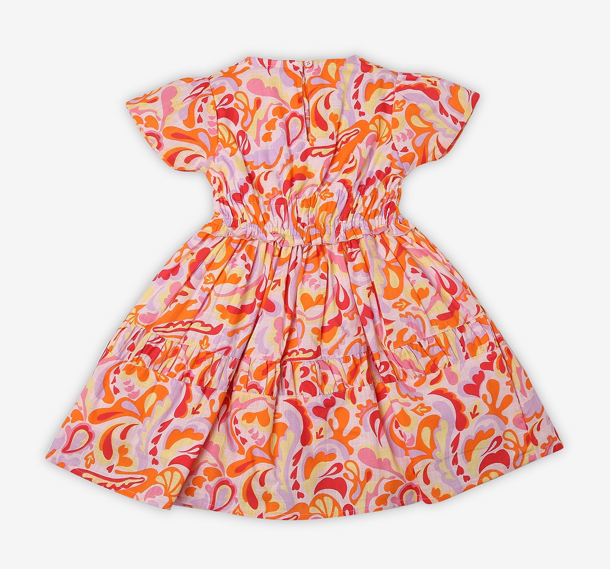 Printed Tier Dress
