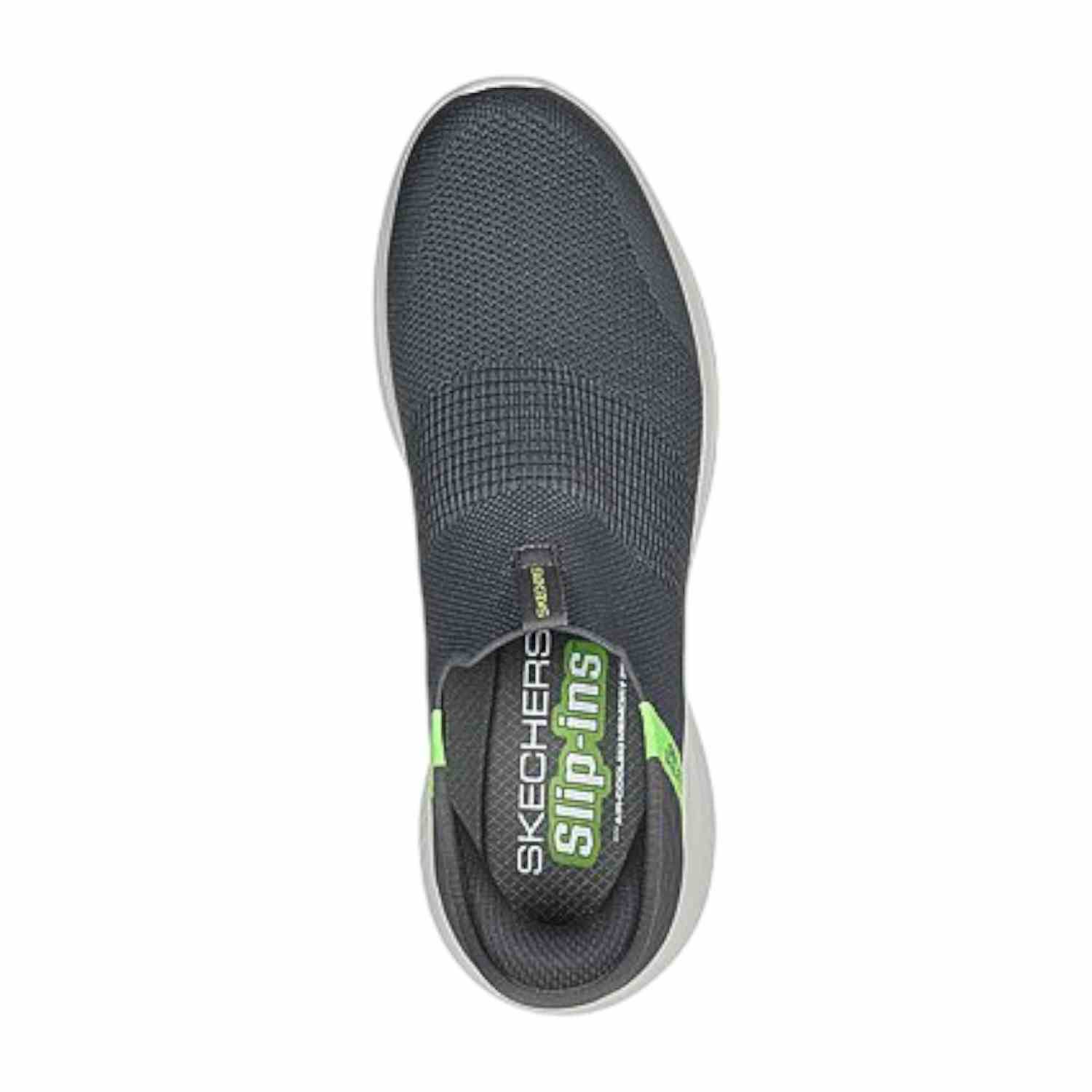 SKECHERS Sneakers 3D Energy POLZAR Hands Free Slip-Ins Size 13 Mens Gray Lime Skechers Hands Free Slip-ins Track Fenor Slip-On Sneaker  main image 3