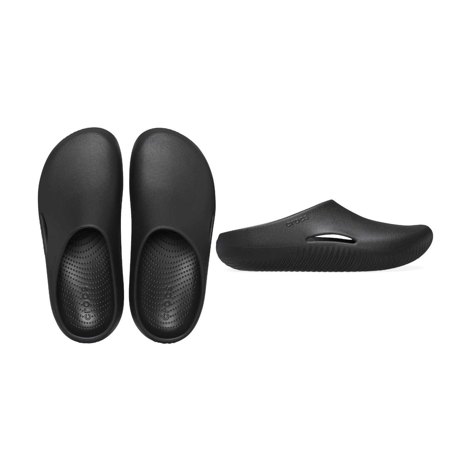 Mellow Recovery Men Black Clogs
