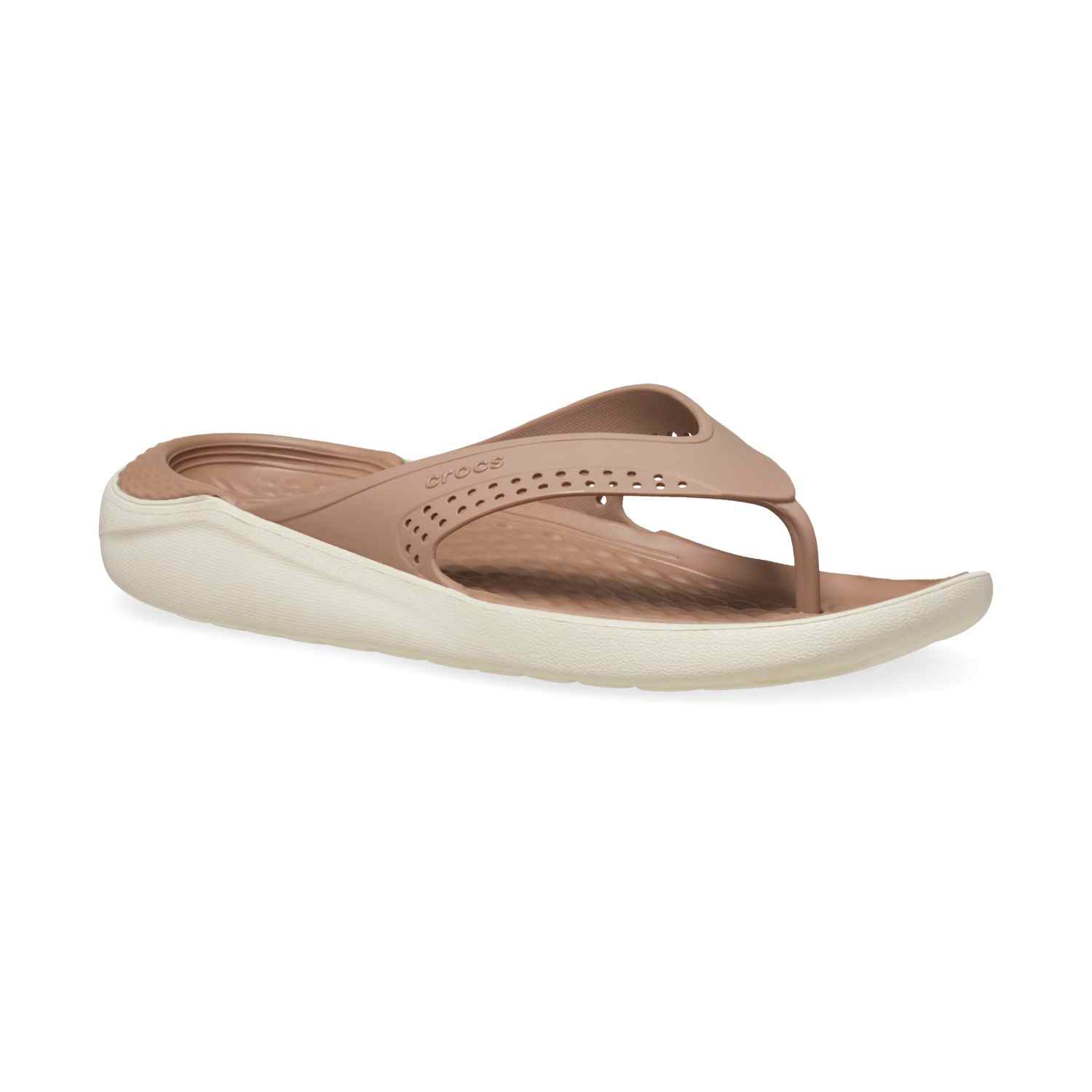 LiteRide Flip Flops for Men Brown Comfort