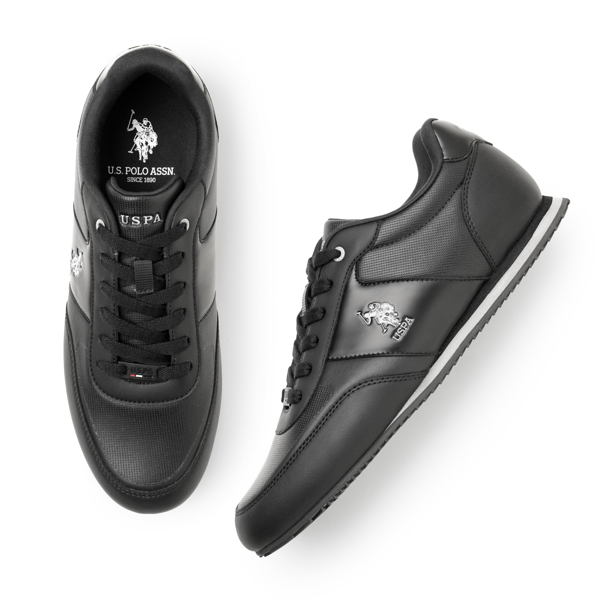 Men Marvin 2.0 Black Work Casuals Lace Up Shoes