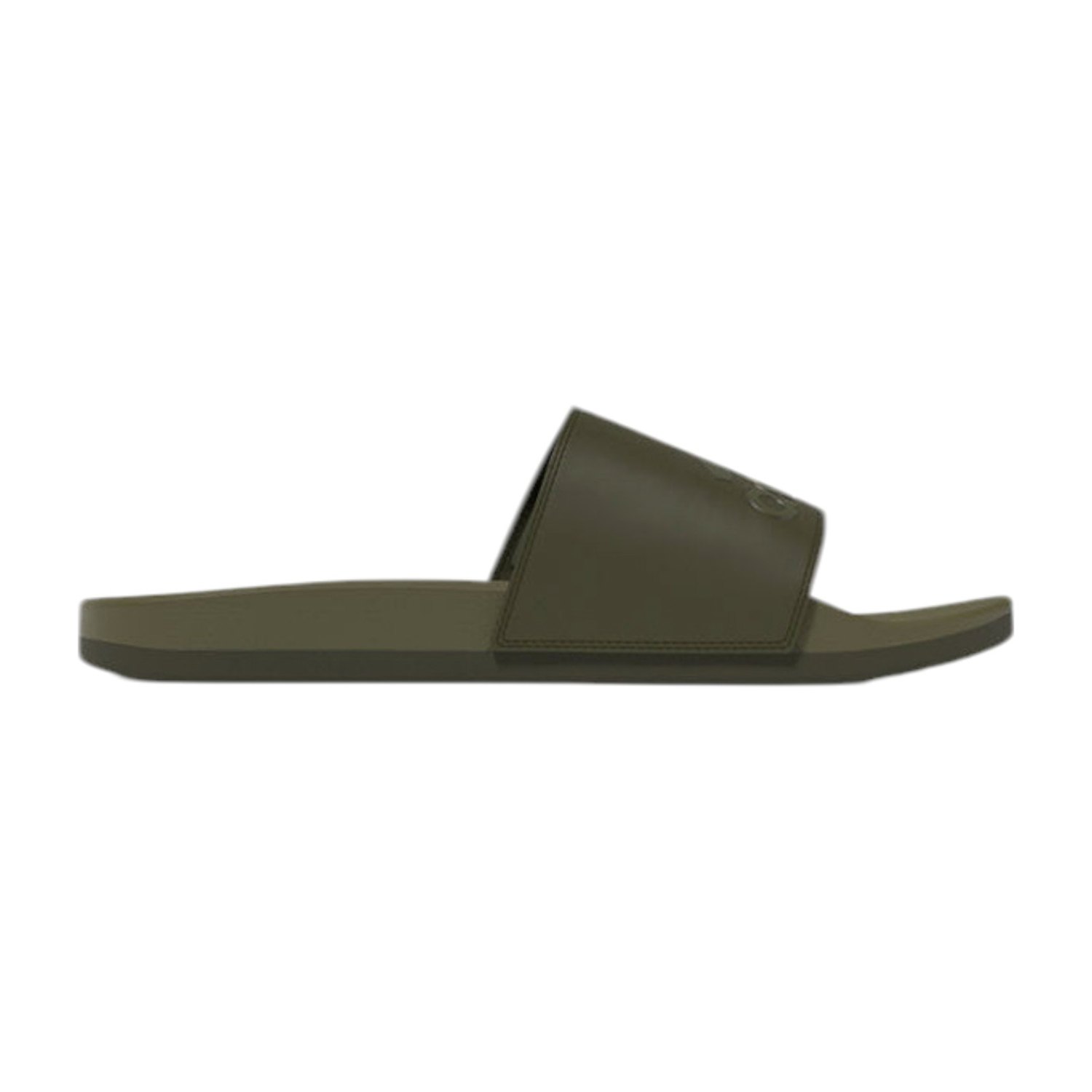 Men Adilette Comfort Slides-Flip Olive