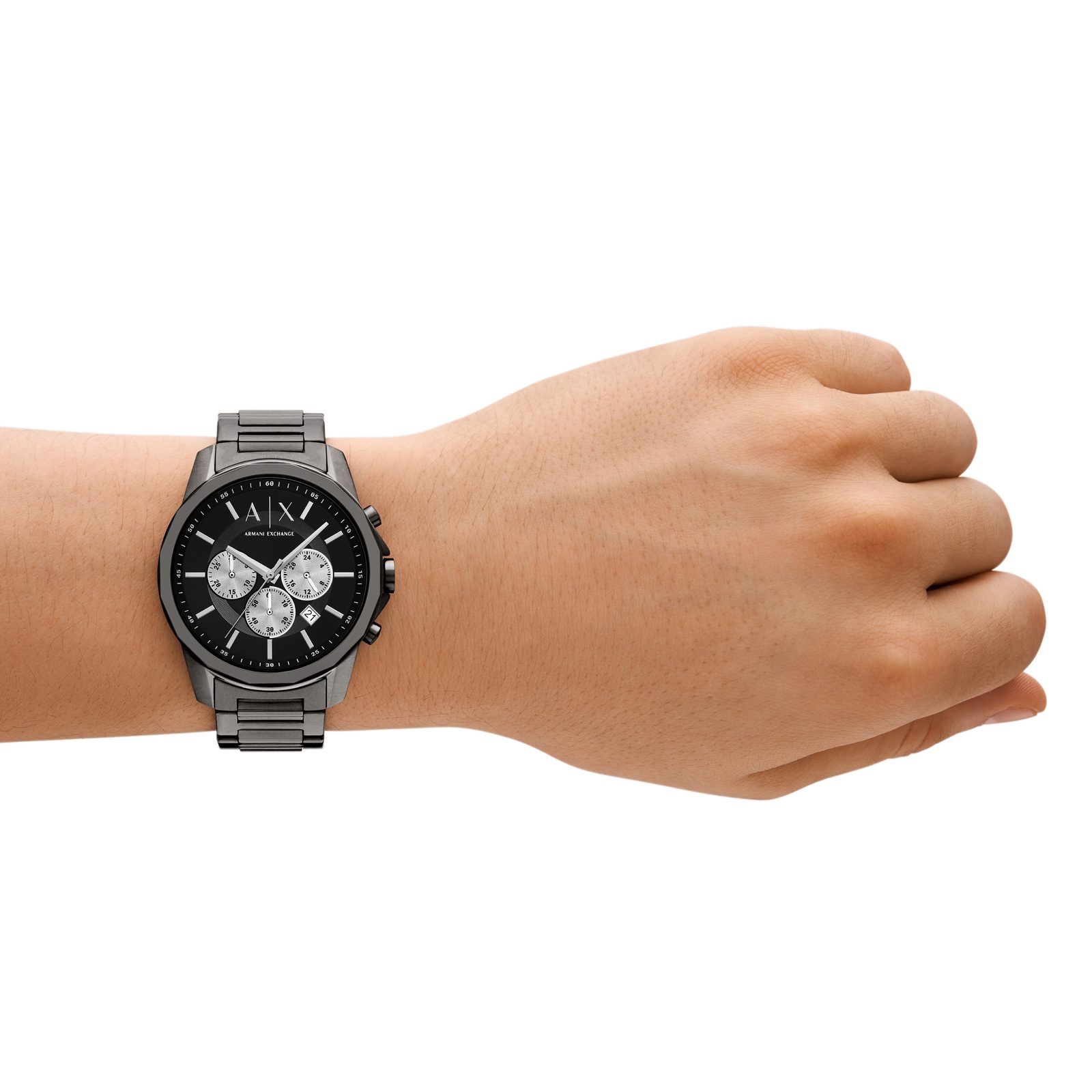 Armani Exchange Gun-Metal Watch AX1765