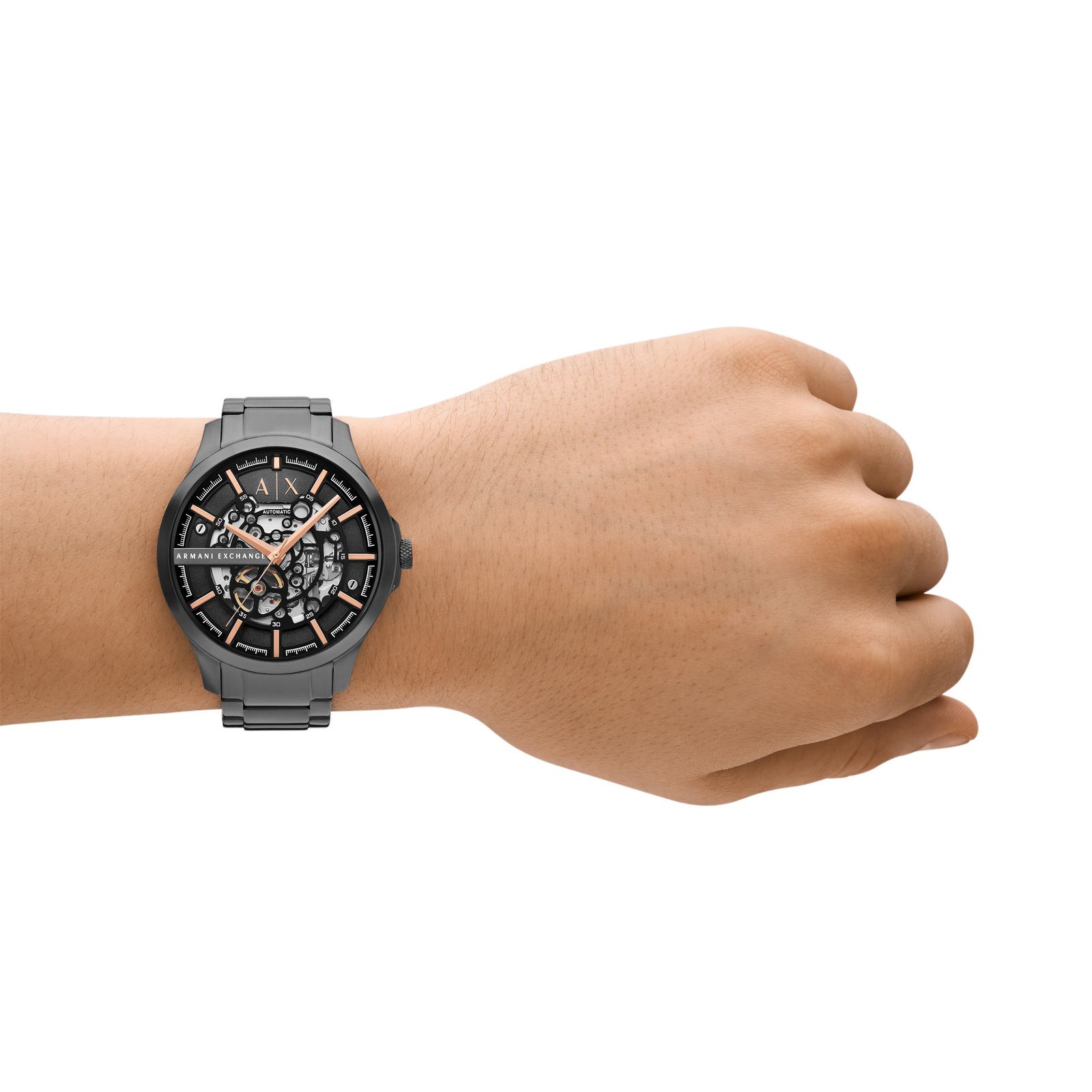 Armani Exchange Gun-Metal Watch AX2458