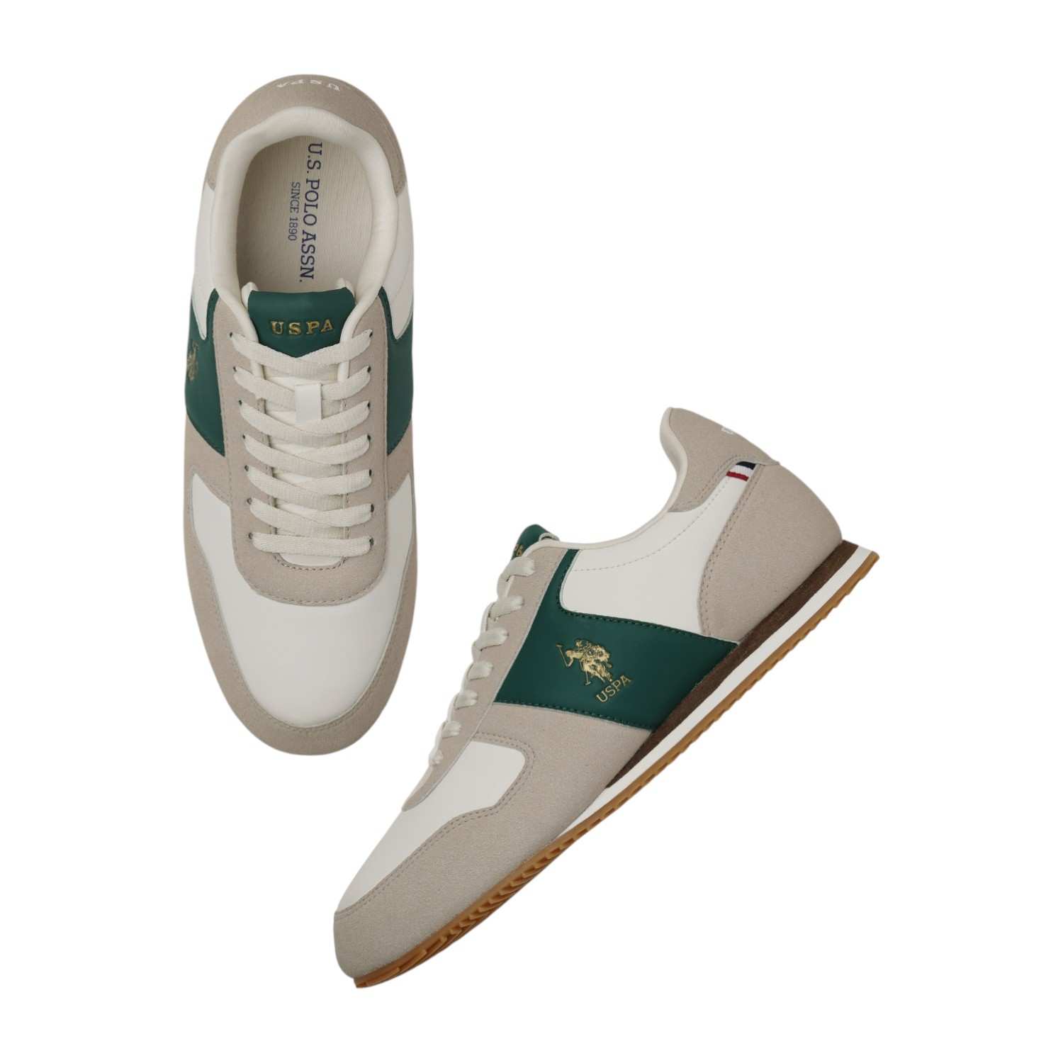 Men Enco Suede Colourblocked Sneakers