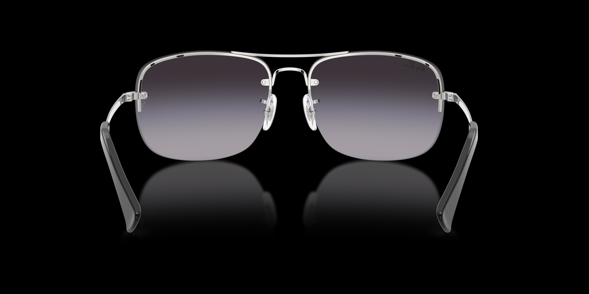 Ray-Ban Silver Metal Unisex Sunglass