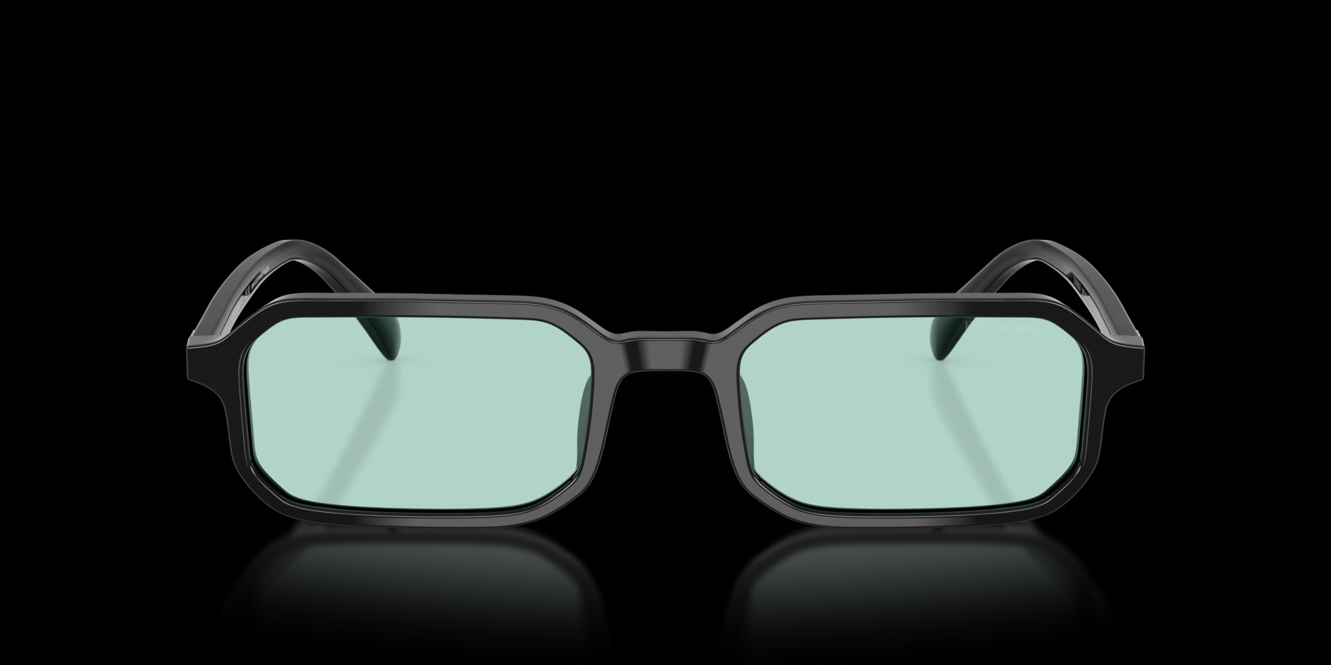 Emporio Armani Black Acetate Man Sunglass