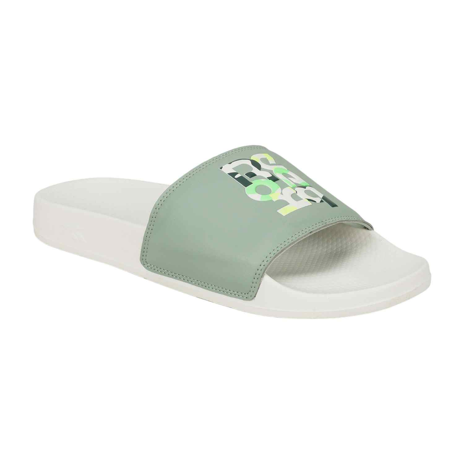 Men Green Slide Ag Flex Slide - Men White Sandals & Slippers