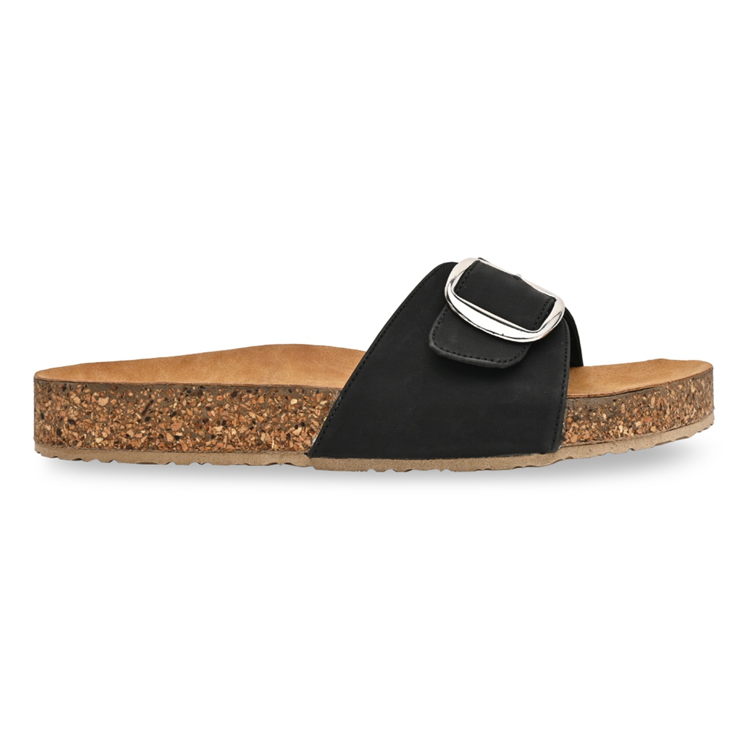 Black Women Casual Flat Sliders