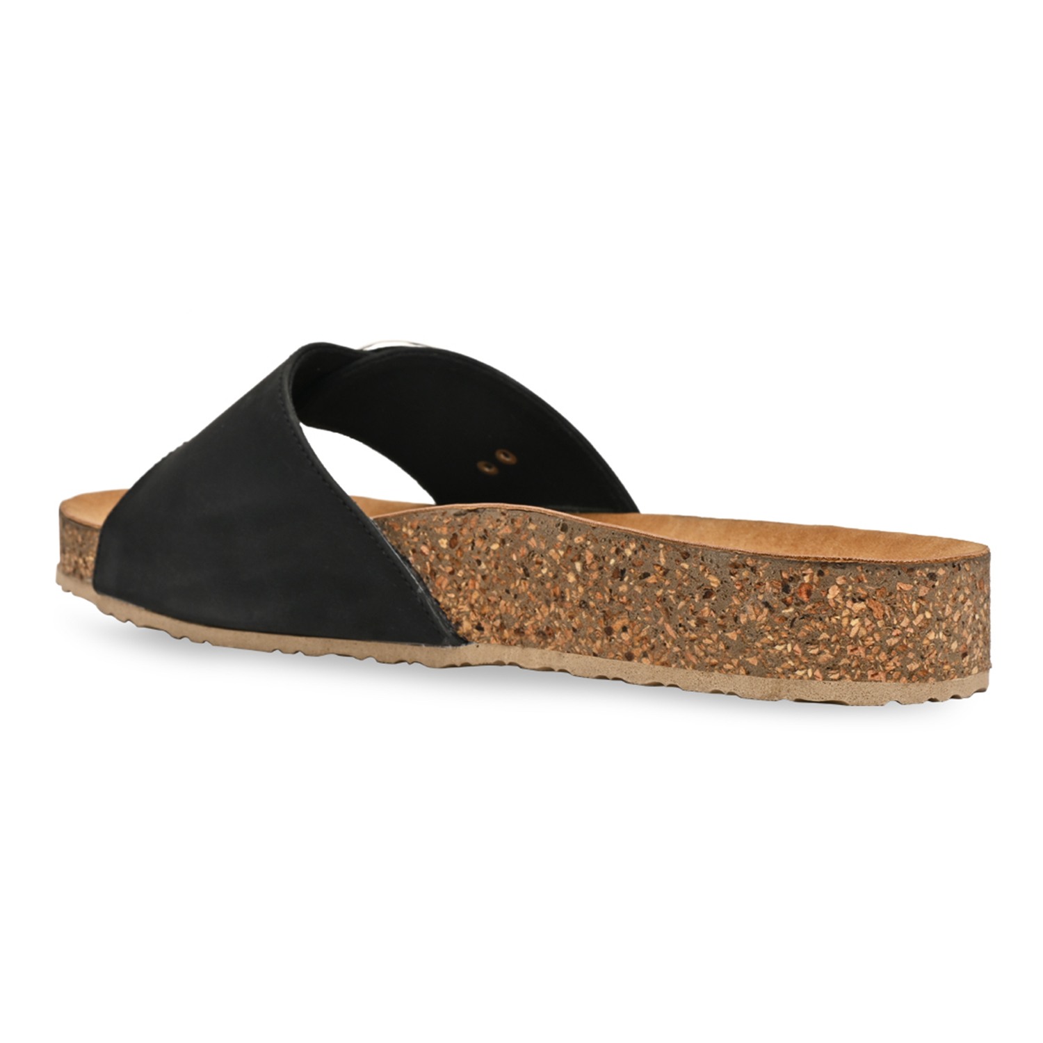 Black Women Casual Flat Sliders