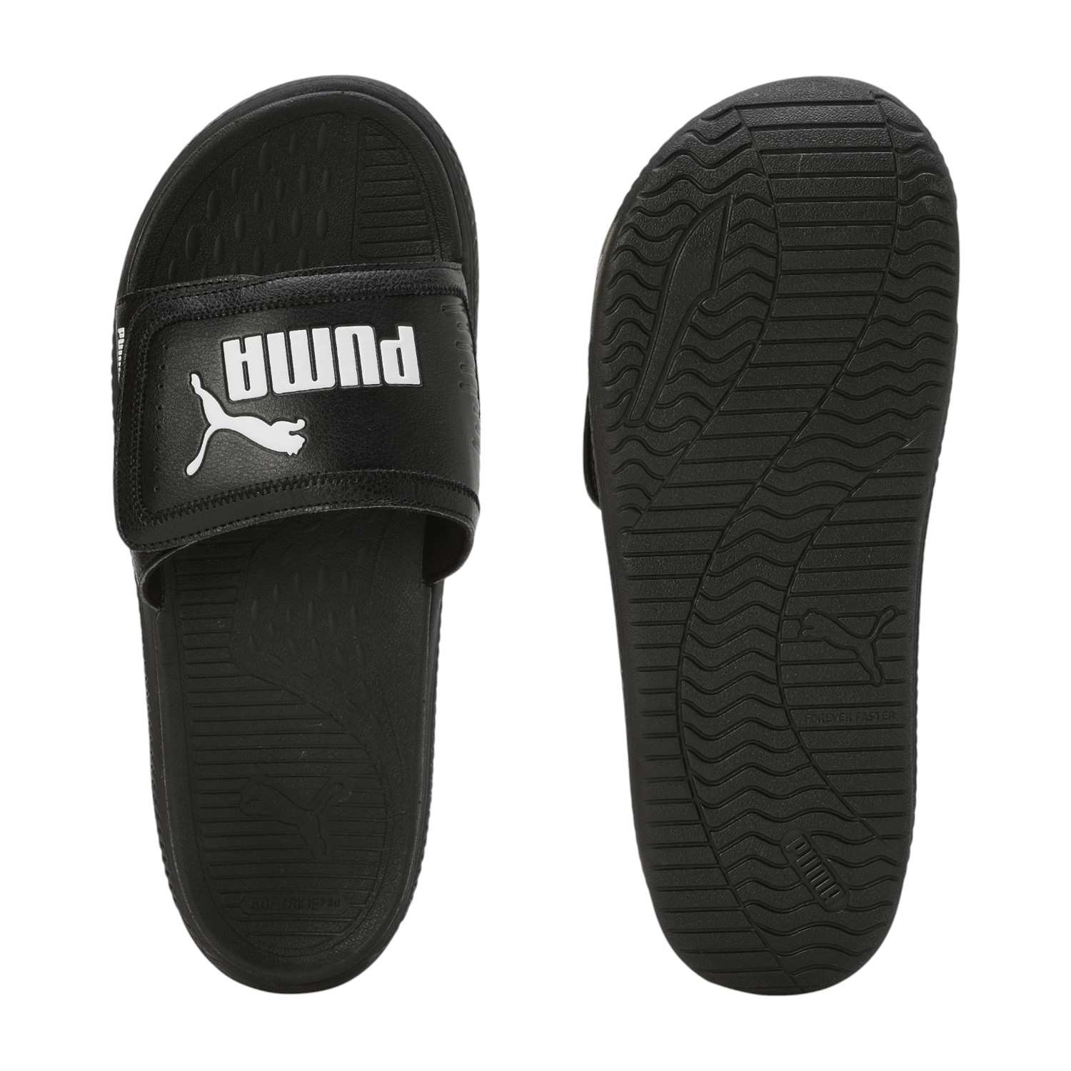 Unisex Black SoftridePro Slide 24 V Res Sandals