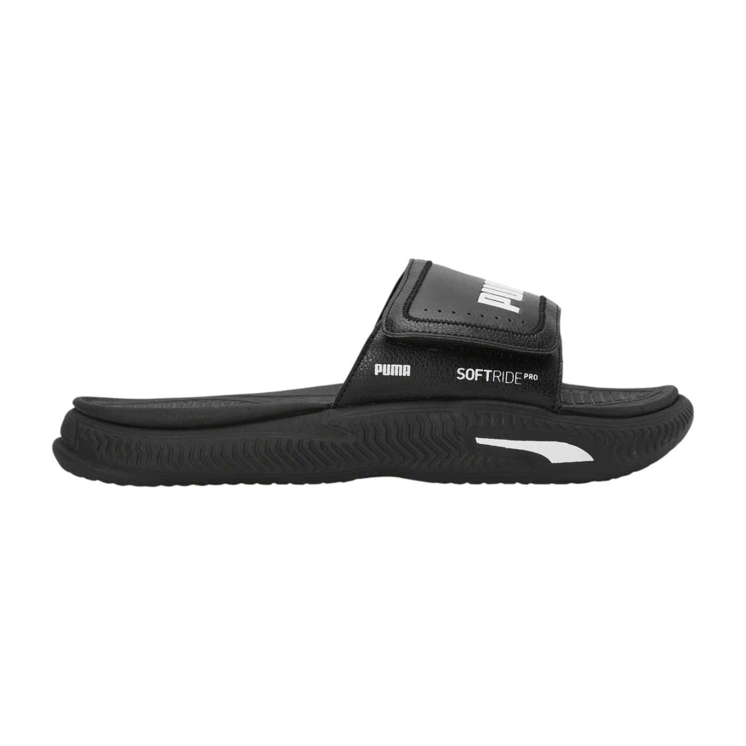 Unisex Black SoftridePro Slide 24 V Res Sandals