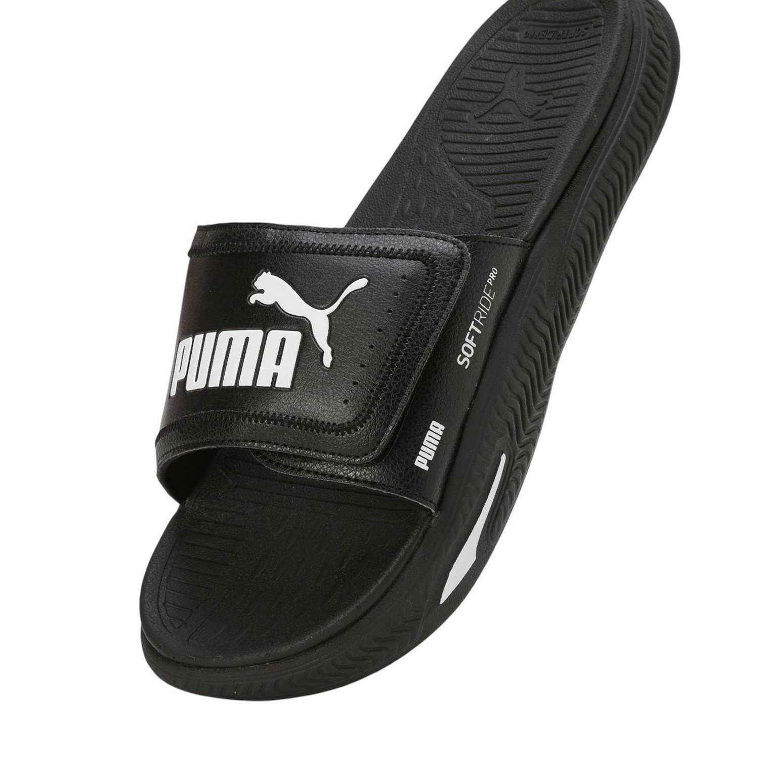 Unisex Black SoftridePro Slide 24 V Res Sandals