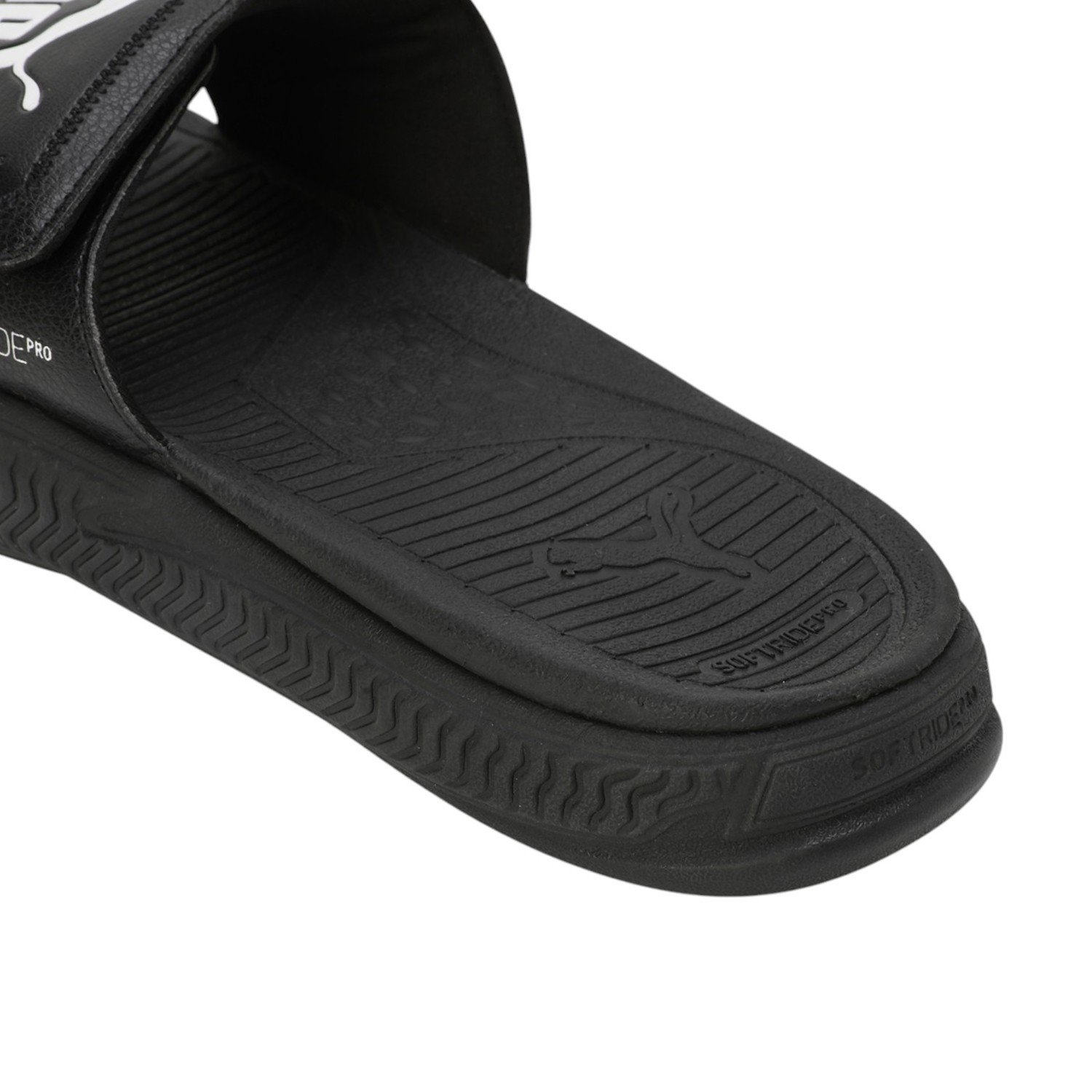 Unisex Black SoftridePro Slide 24 V Res Sandals