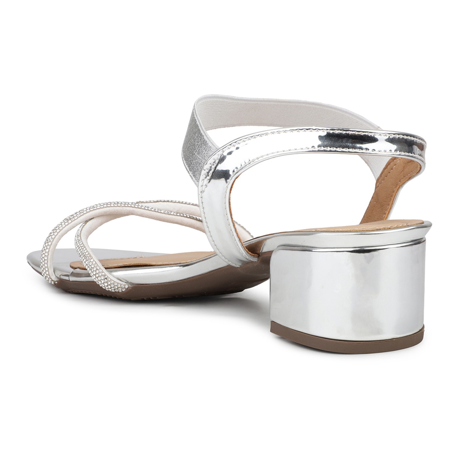 Inc 5 Women Embellished Open Toe Block Sandals