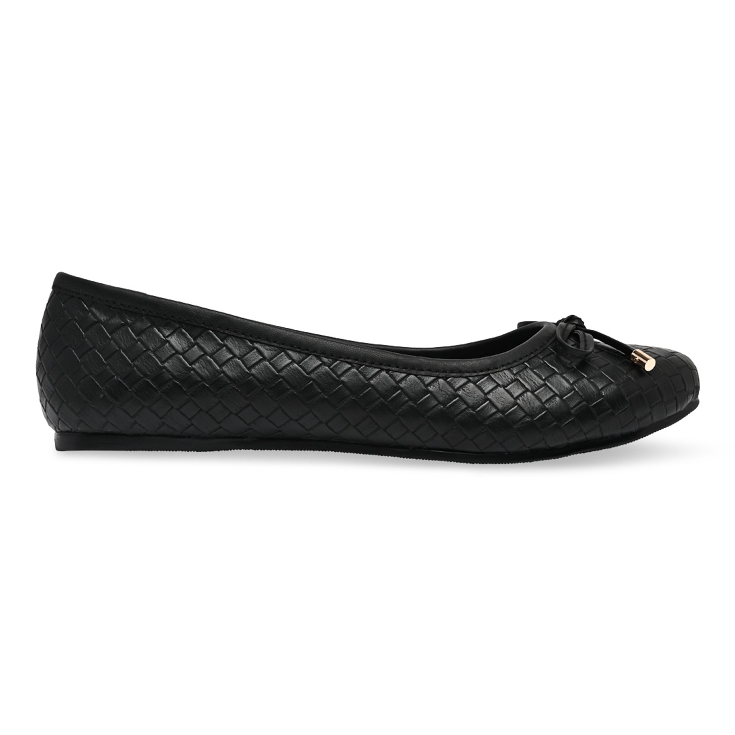 Black Women Woven Ballerinas