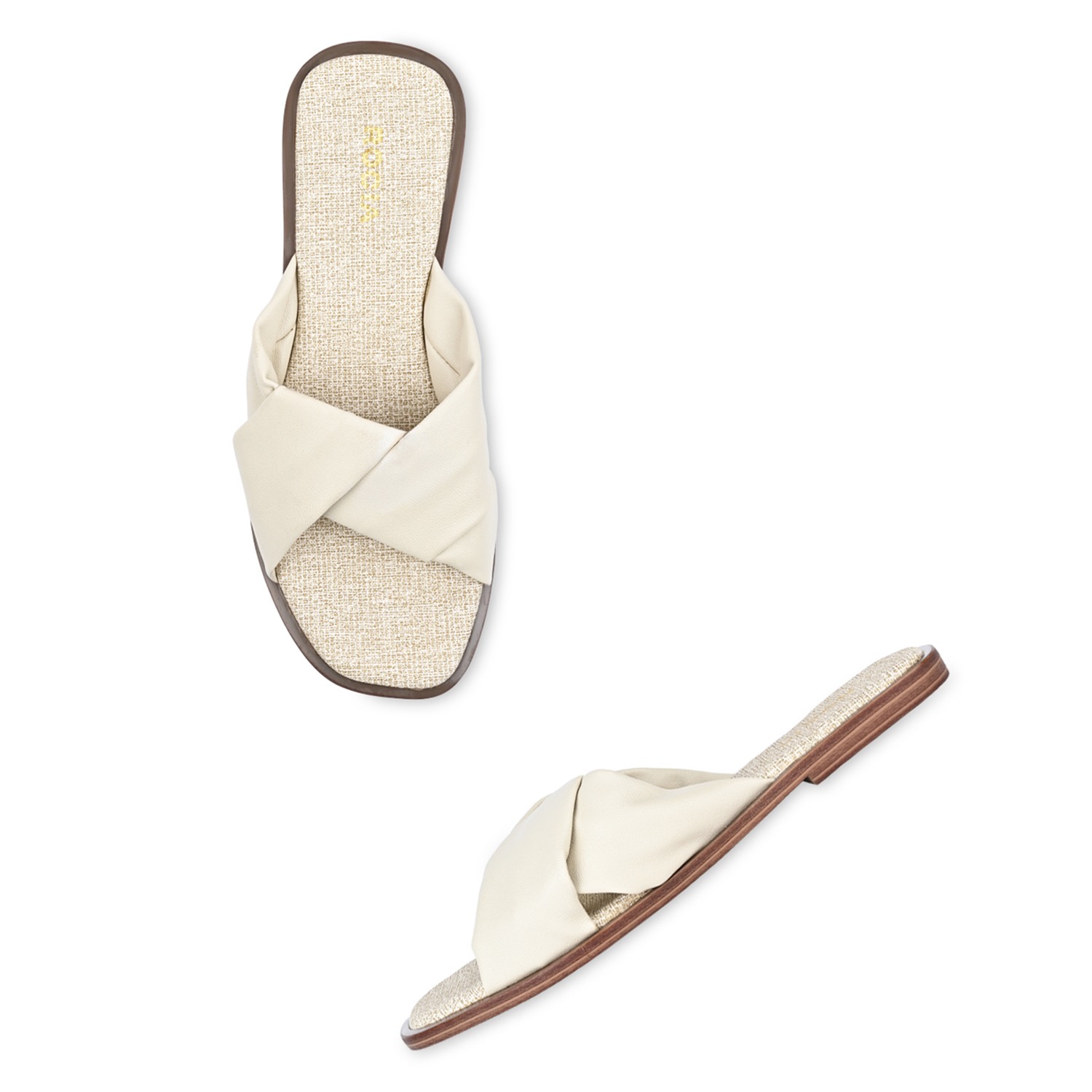 Cream Women Casual Comfortable Flats