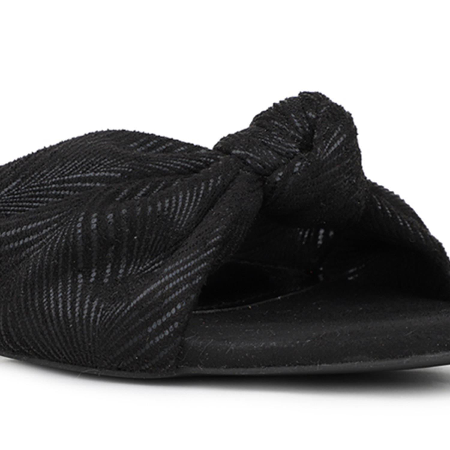 Inc.5 Womens Black Party Wear Solid Square Heels