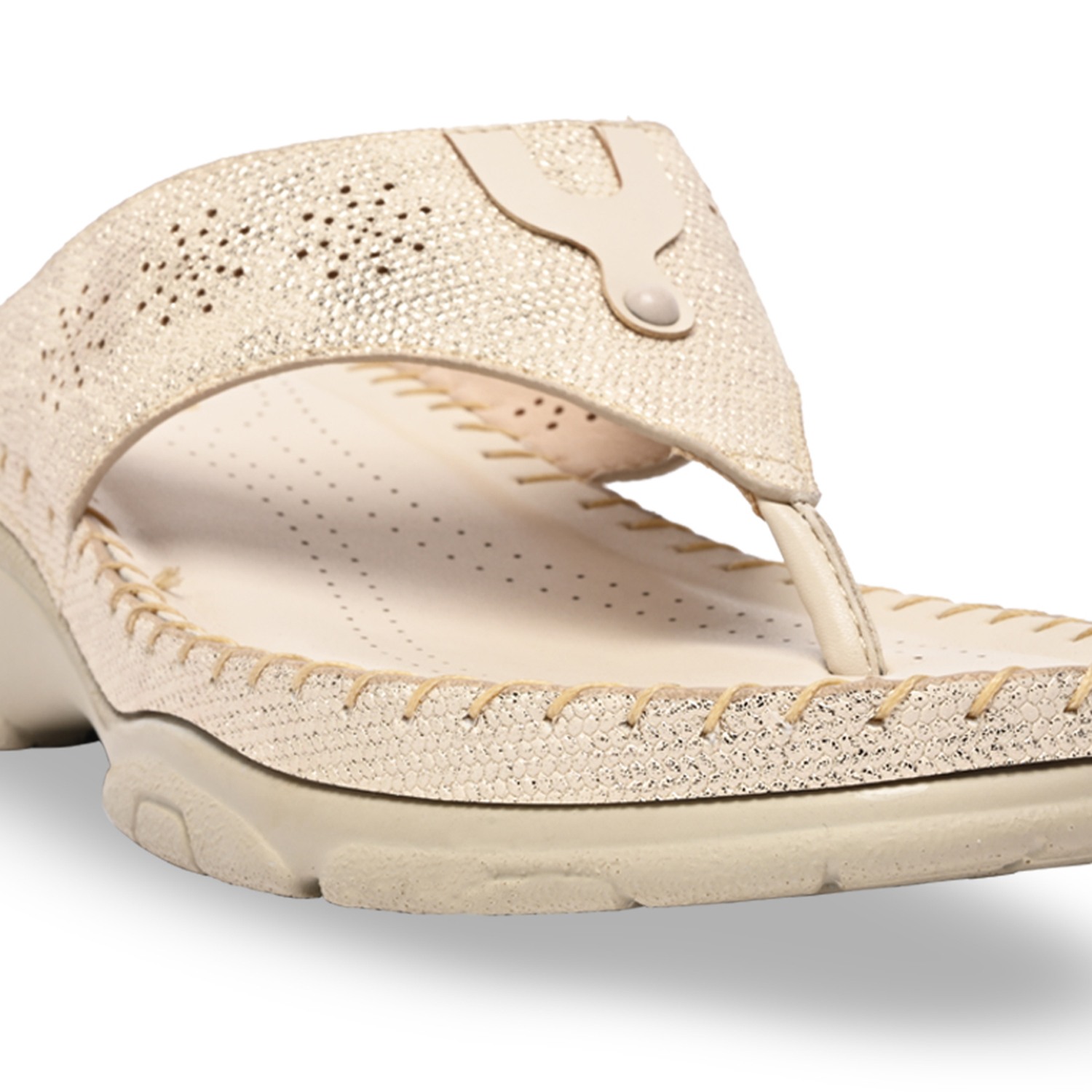Beige Women Casual Smart Wedges