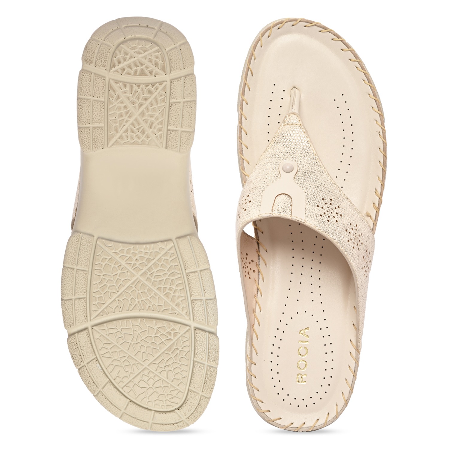 Beige Women Casual Smart Wedges