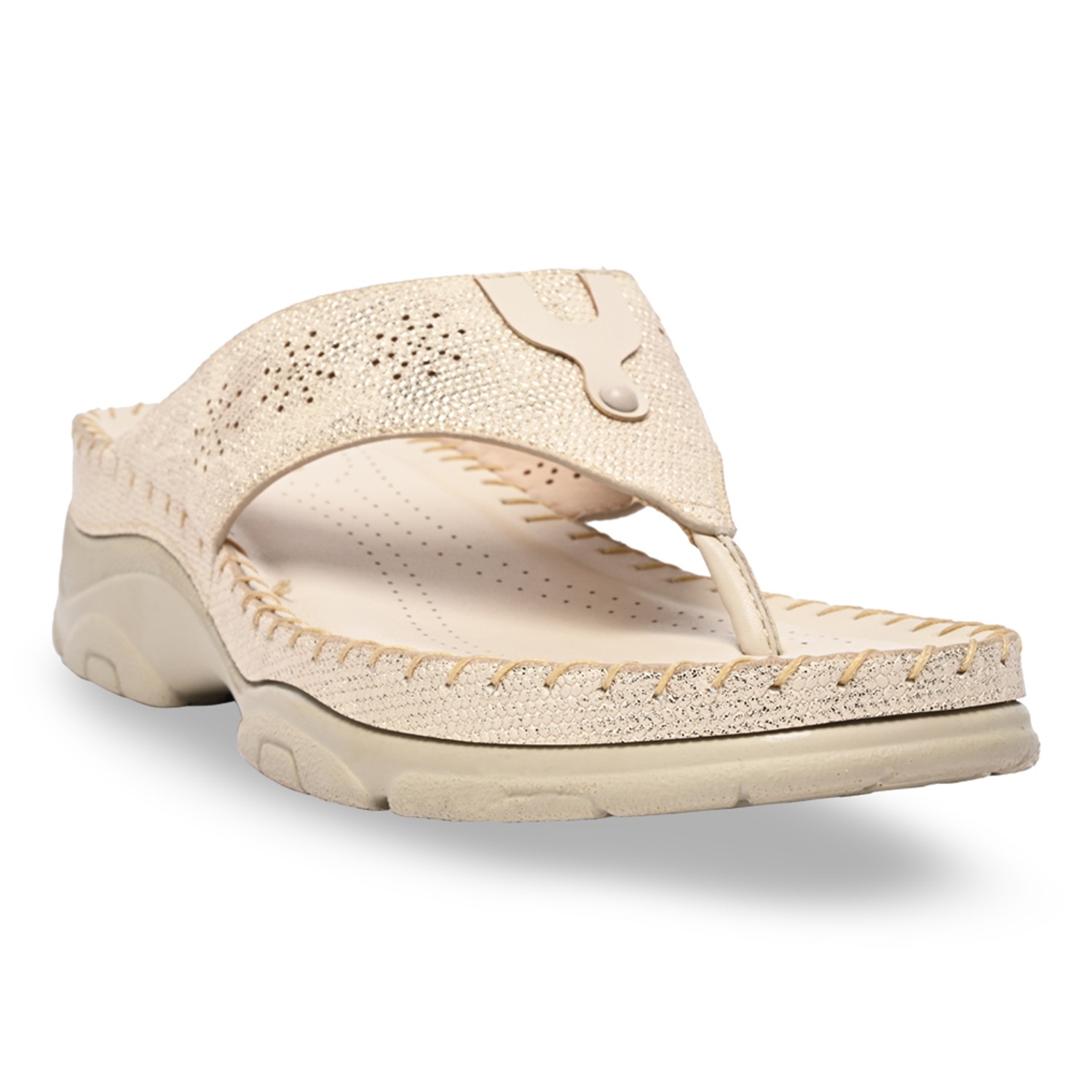 Beige Women Casual Smart Wedges