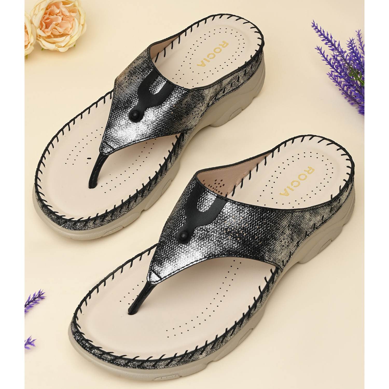 Black Women Casual Smart Wedges