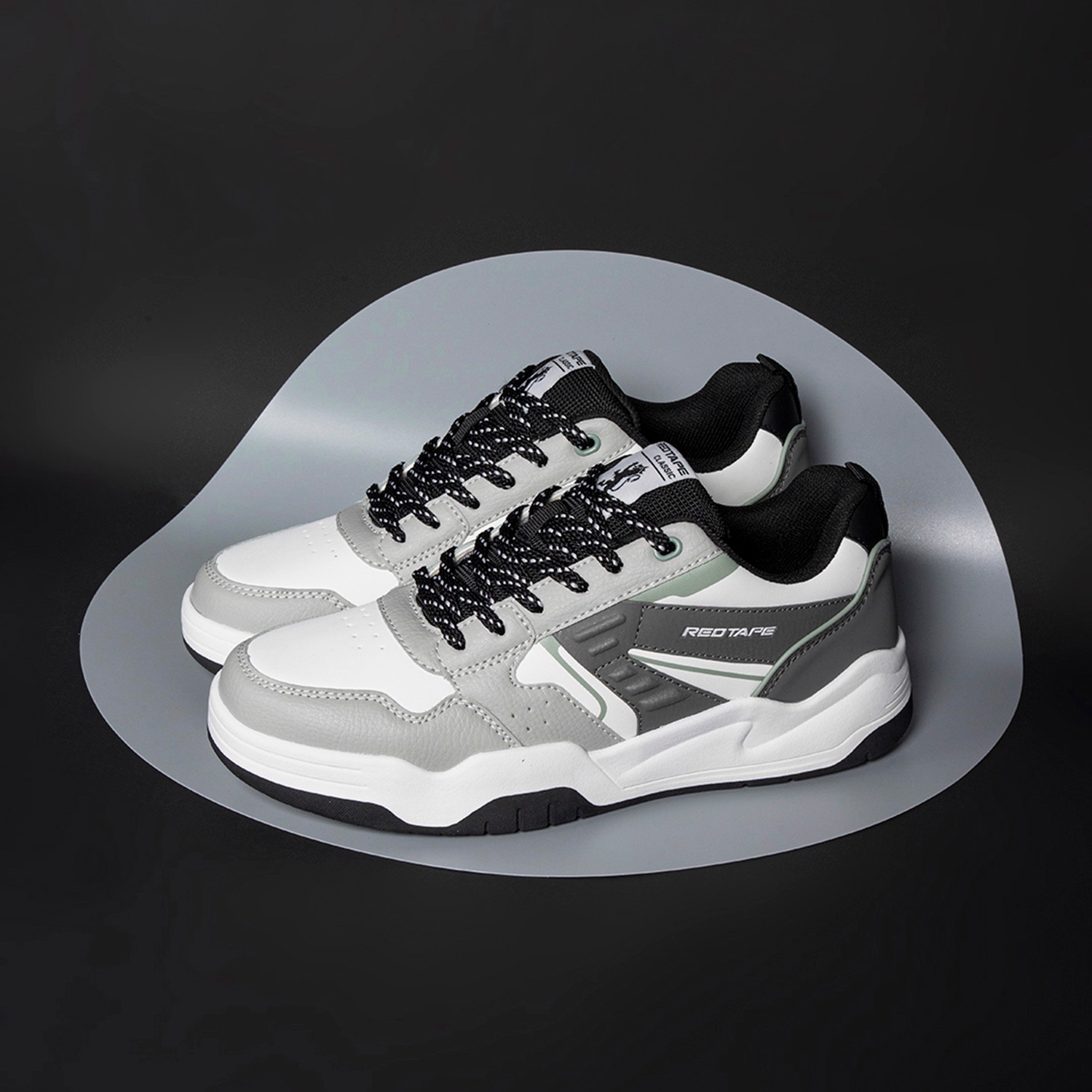 Men Grey Green Sneakers