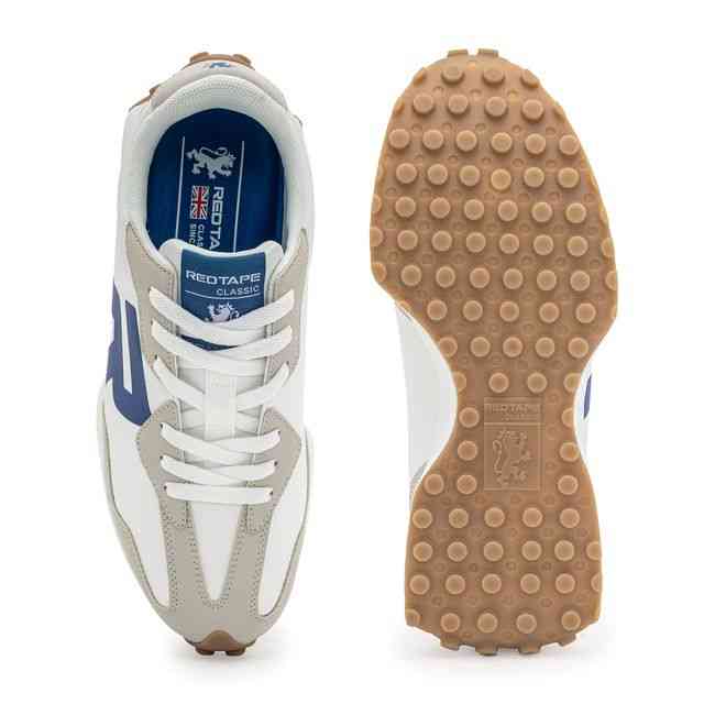 Men’s Blue Lace-Up Casual Sneakers