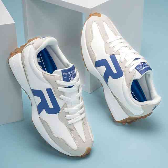 Men’s Blue Lace-Up Casual Sneakers