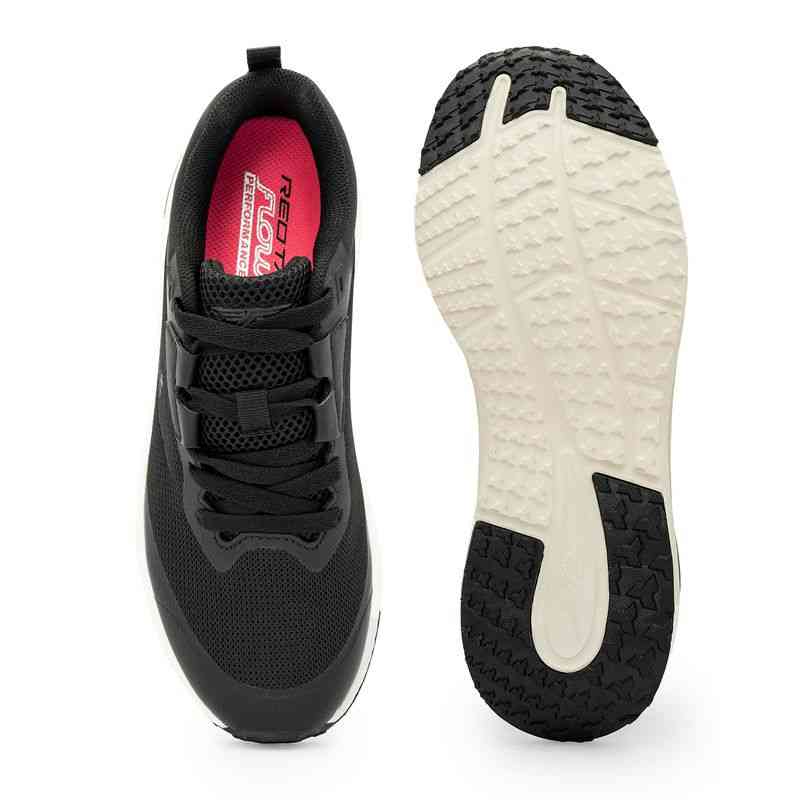 Women Black Mesh Running & Walking Shoes