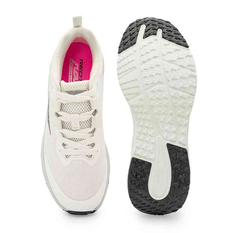 Women White Breathable Mesh Sports Shoes